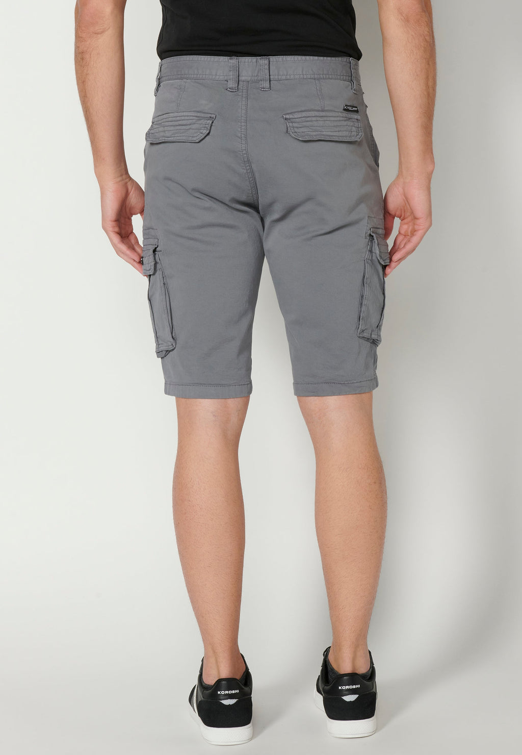 Bermuda Hombre Cargo Algodón Vuelta – Koroshi 2311PS11