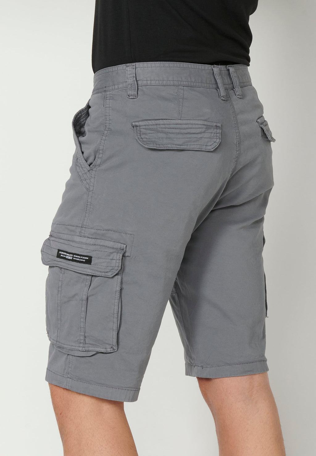 Bermuda Hombre Cargo Algodón Vuelta – Koroshi 2311PS11