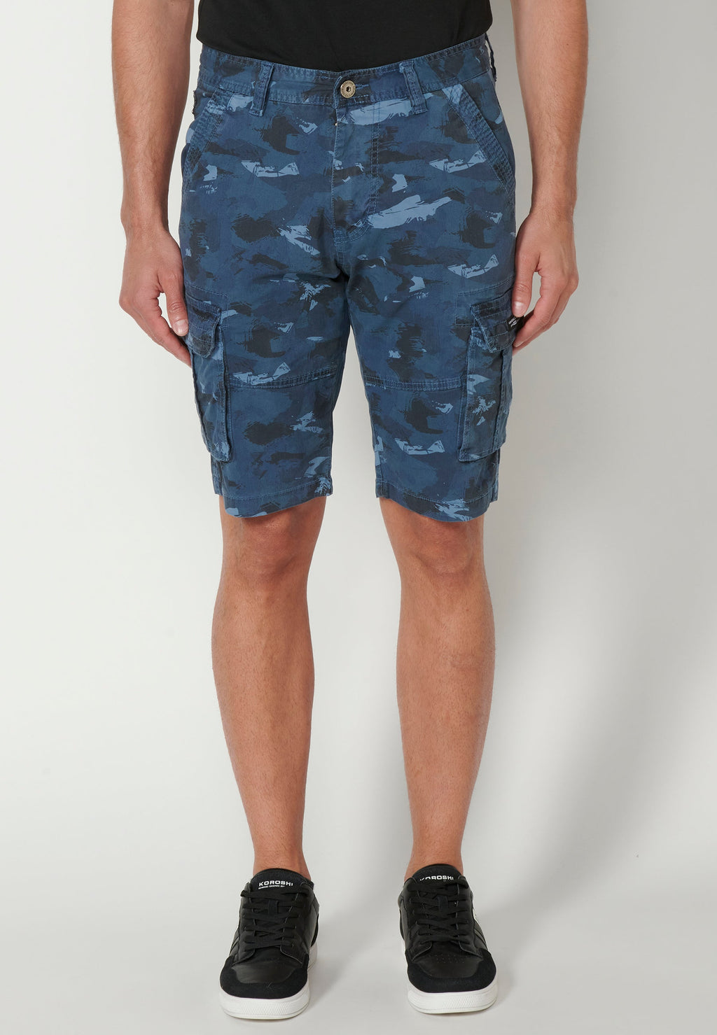 Bermuda Hombre Cargo Algodón Vuelta – Koroshi 2311PS11
