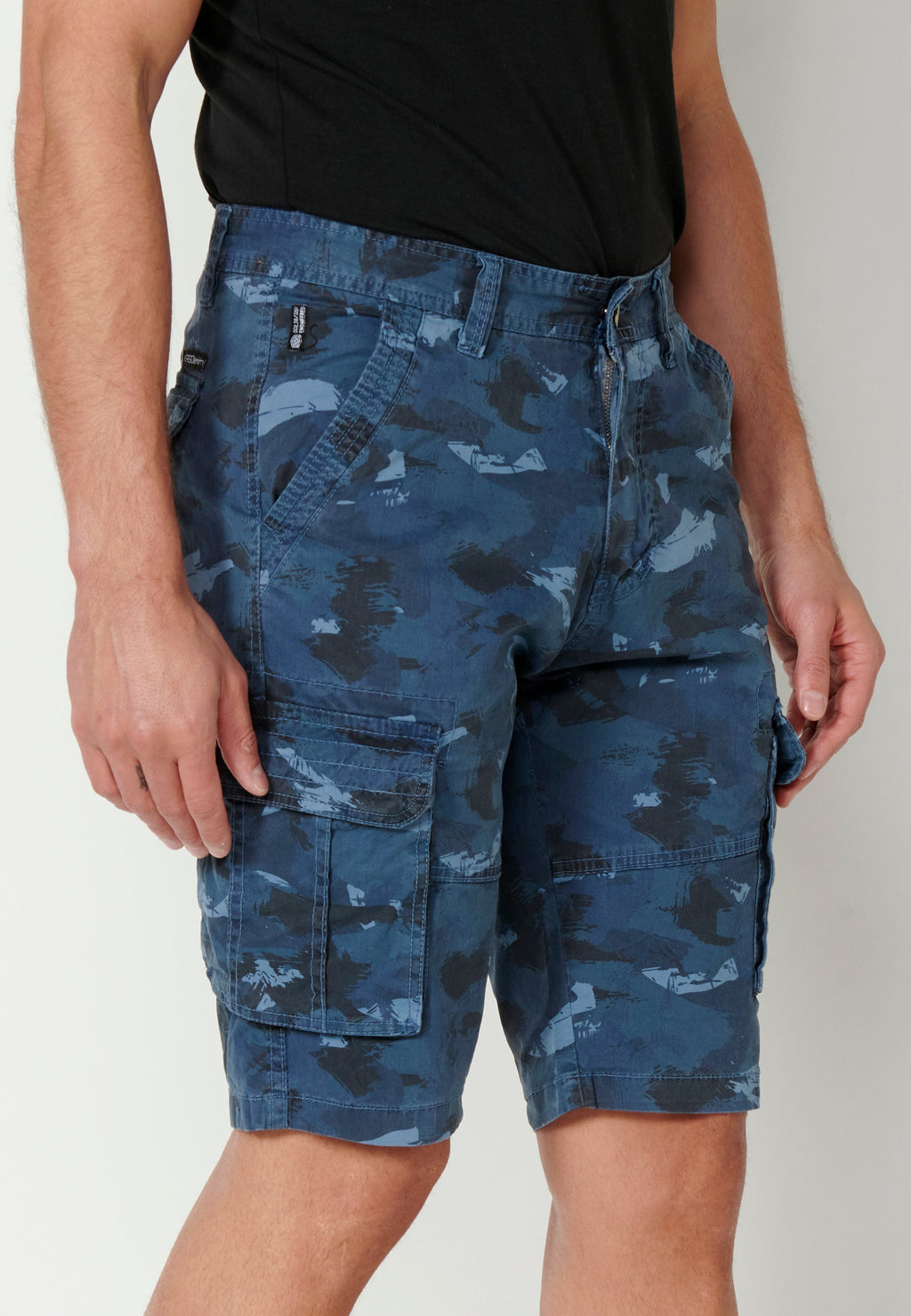 Bermuda Hombre Cargo Algodón Vuelta – Koroshi 2311PS11