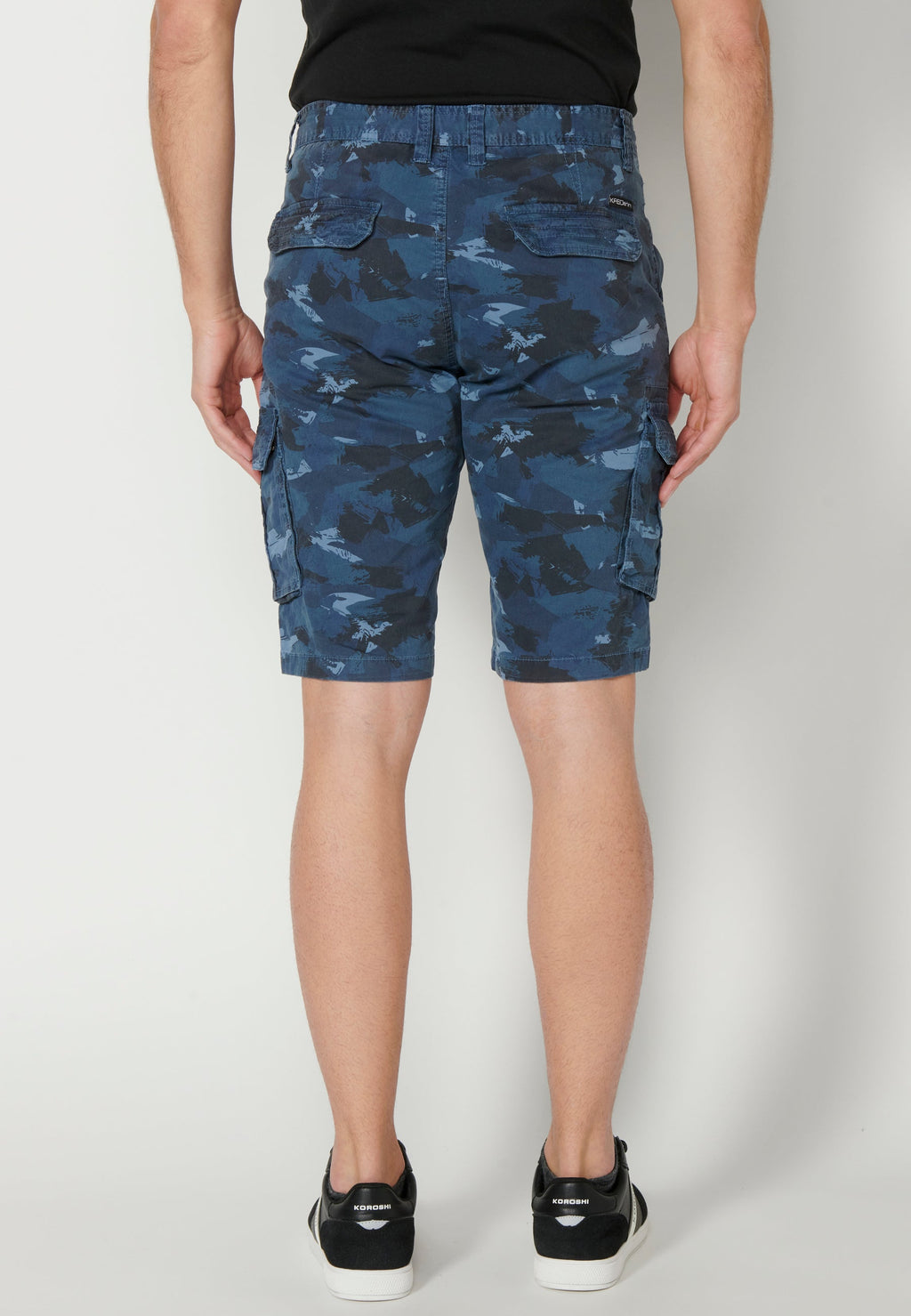 Bermuda Hombre Cargo Algodón Vuelta – Koroshi 2311PS11