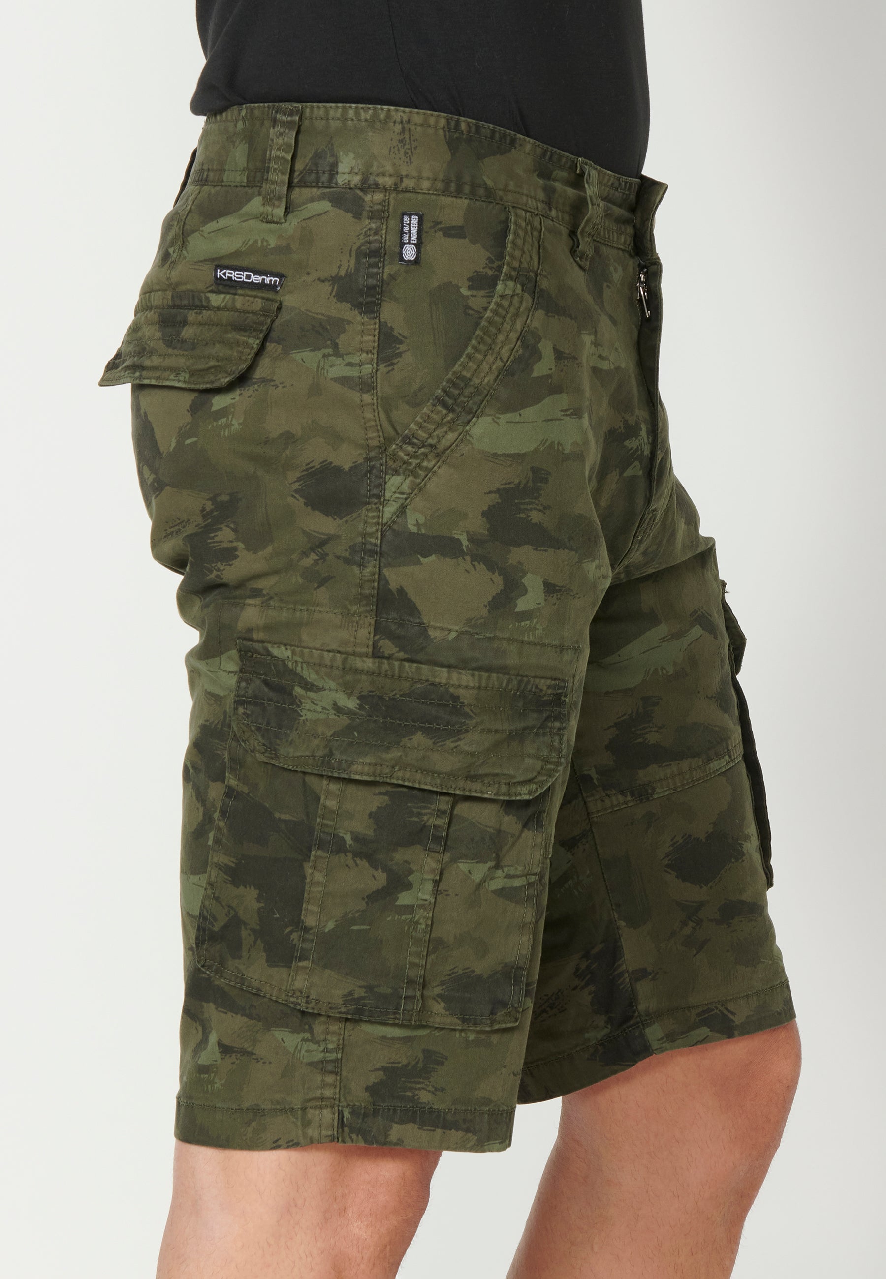 Bermuda Hombre Cargo Algodón Vuelta – Koroshi 2311PS11