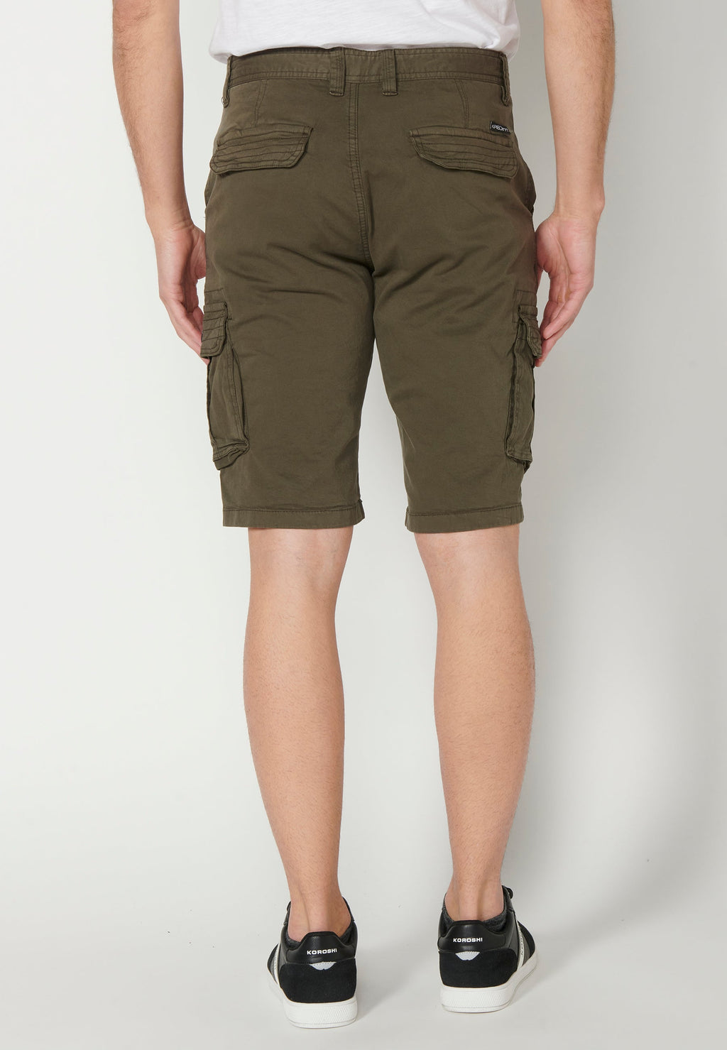 Bermuda Hombre Cargo Algodón Vuelta – Koroshi 2311PS11