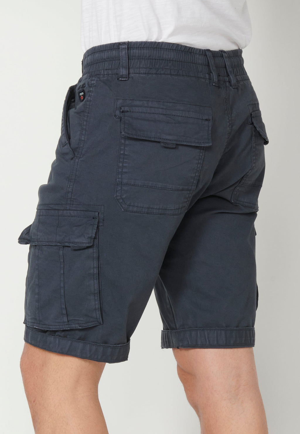 Bermuda Cargo Hombre Acabado Vuelta 6 Bolsillos – Koroshi 2311PS12