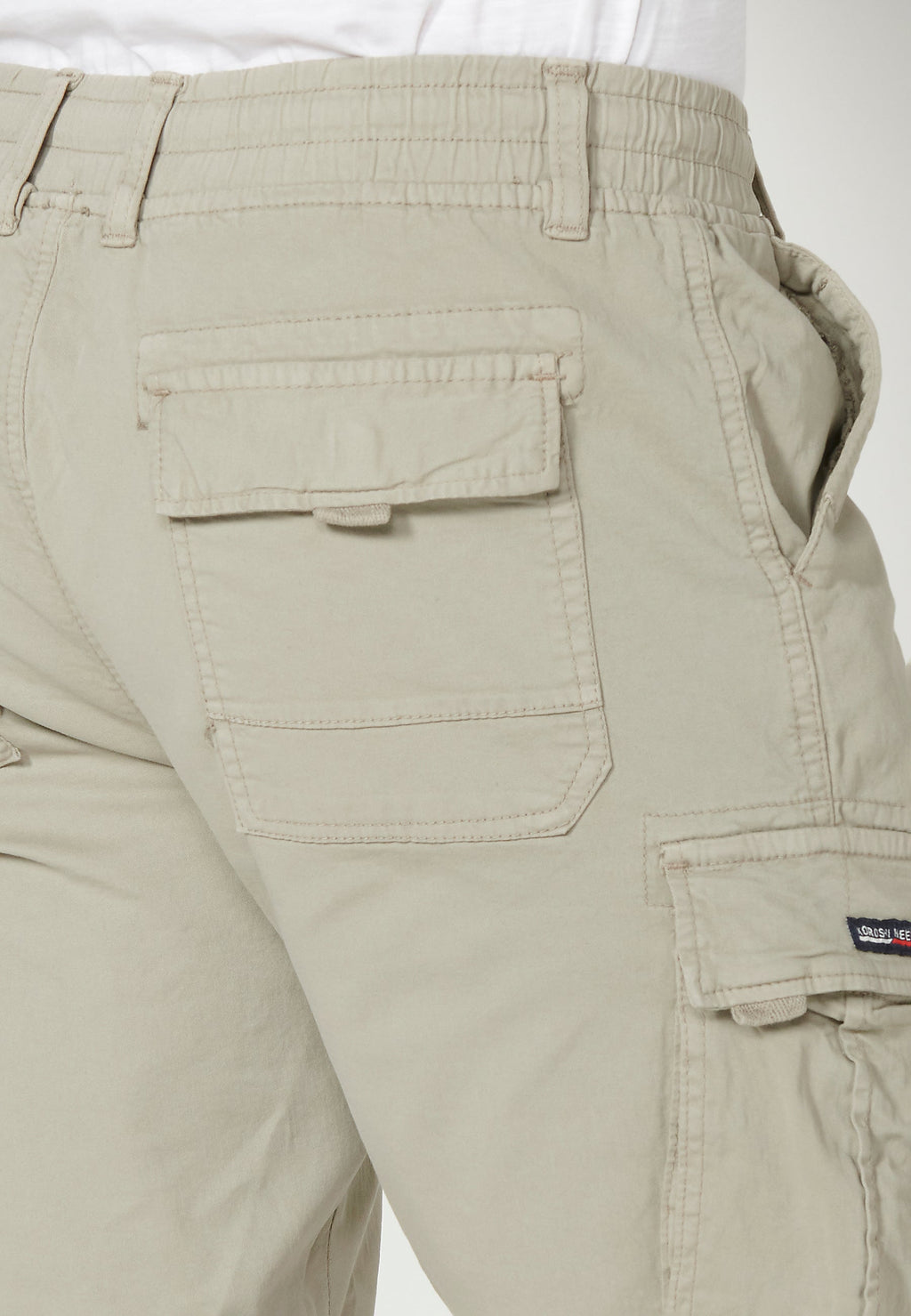 Bermuda Cargo Hombre Acabado Vuelta 6 Bolsillos – Koroshi 2311PS12