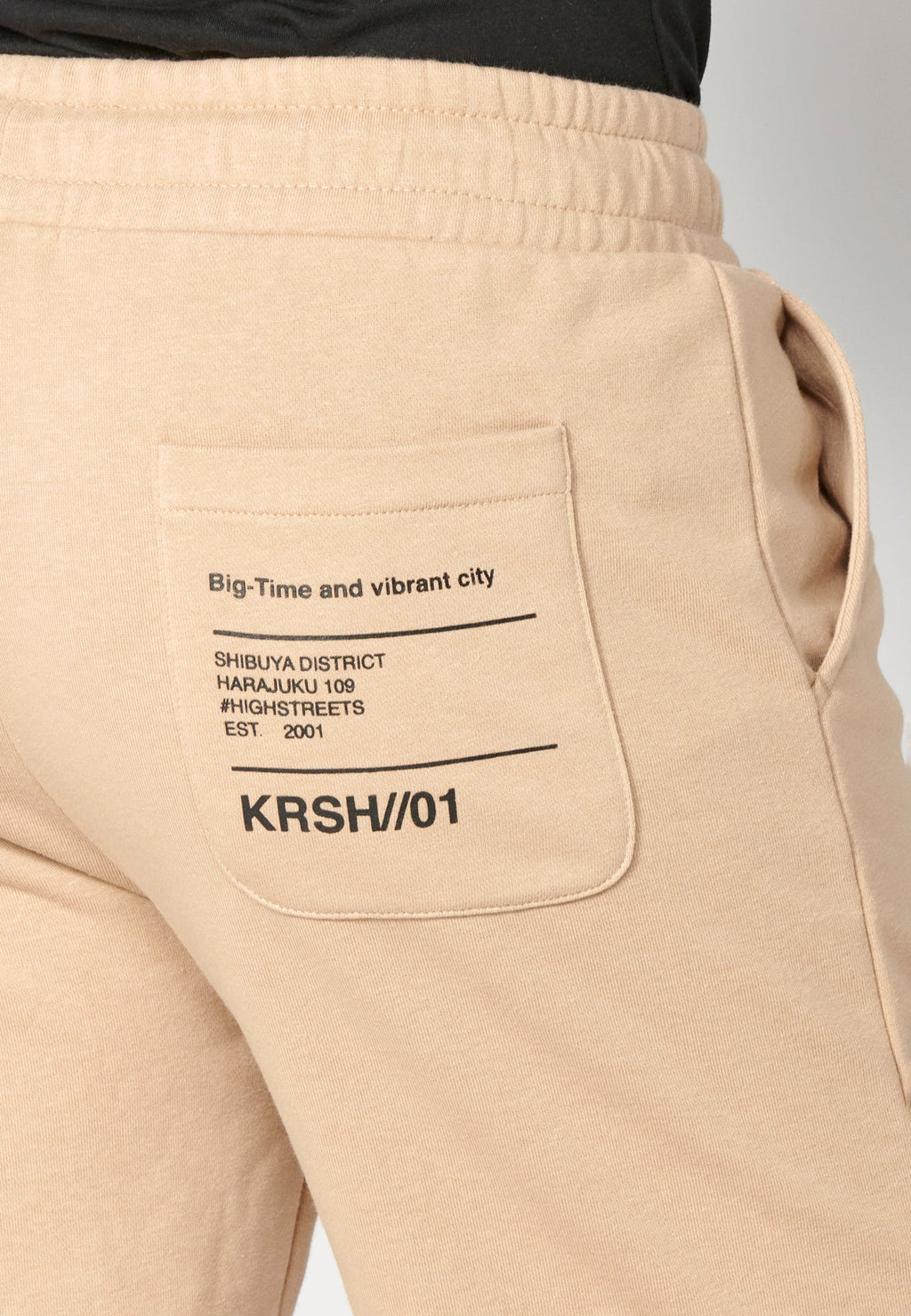 Short Hombre Jogger Cordón Estampado Lateral – Koroshi 2311PS90