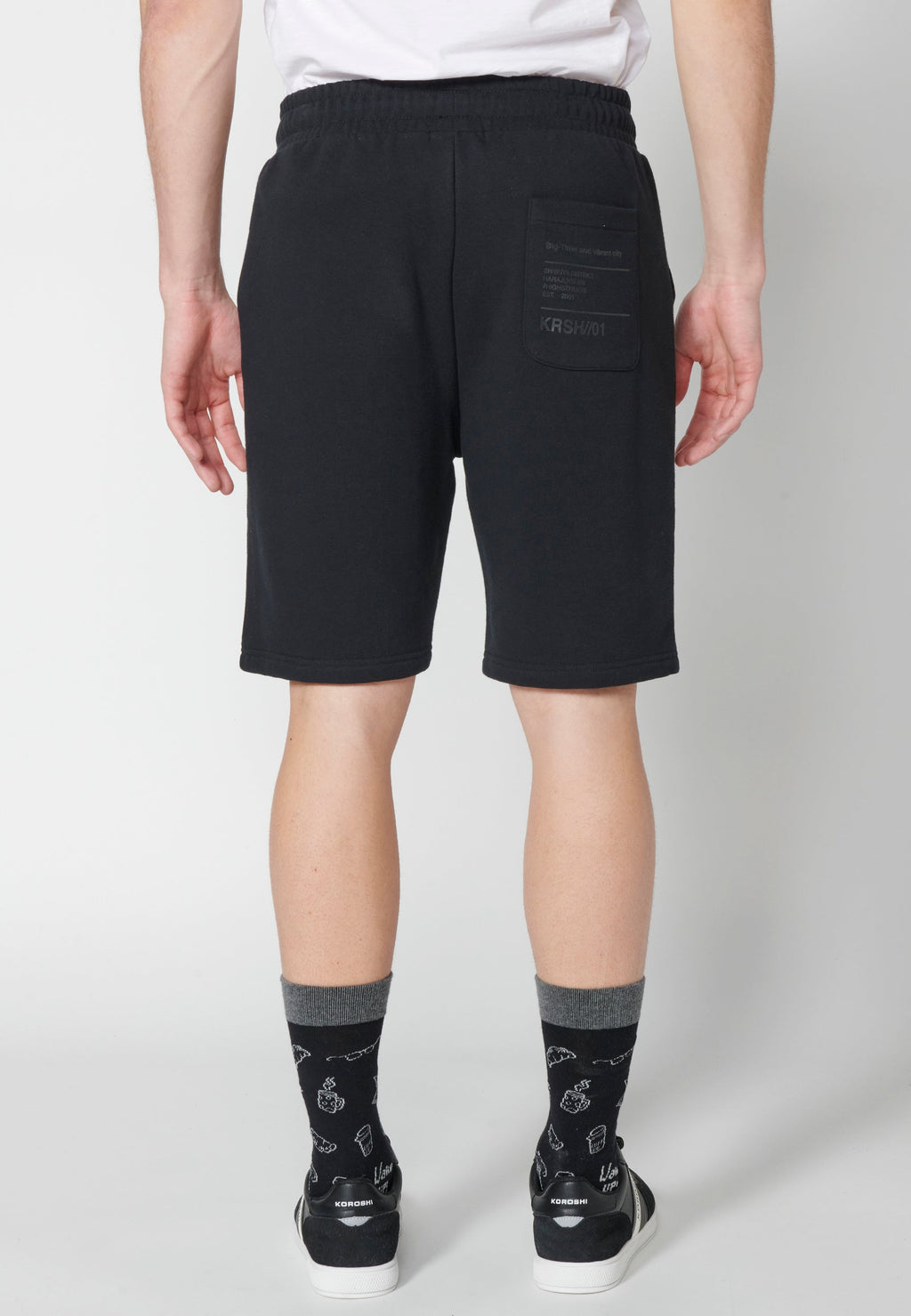 Short Hombre Jogger Cordón Estampado Lateral – Koroshi 2311PS90