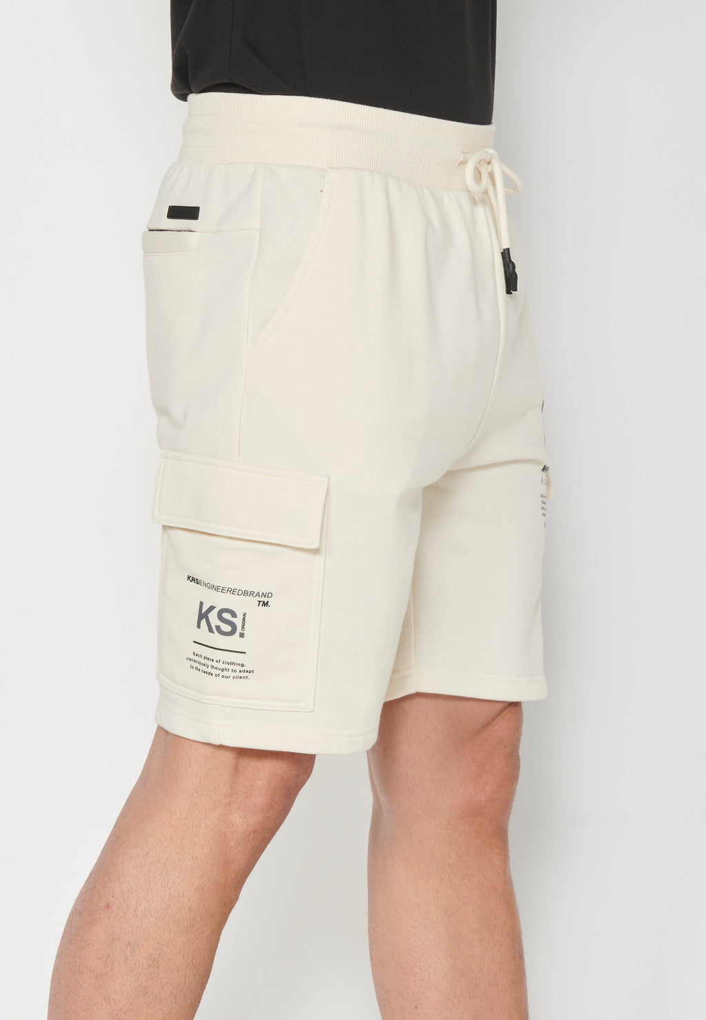 Short Hombre Jogger Cordón Algodón – Koroshi Crudo
