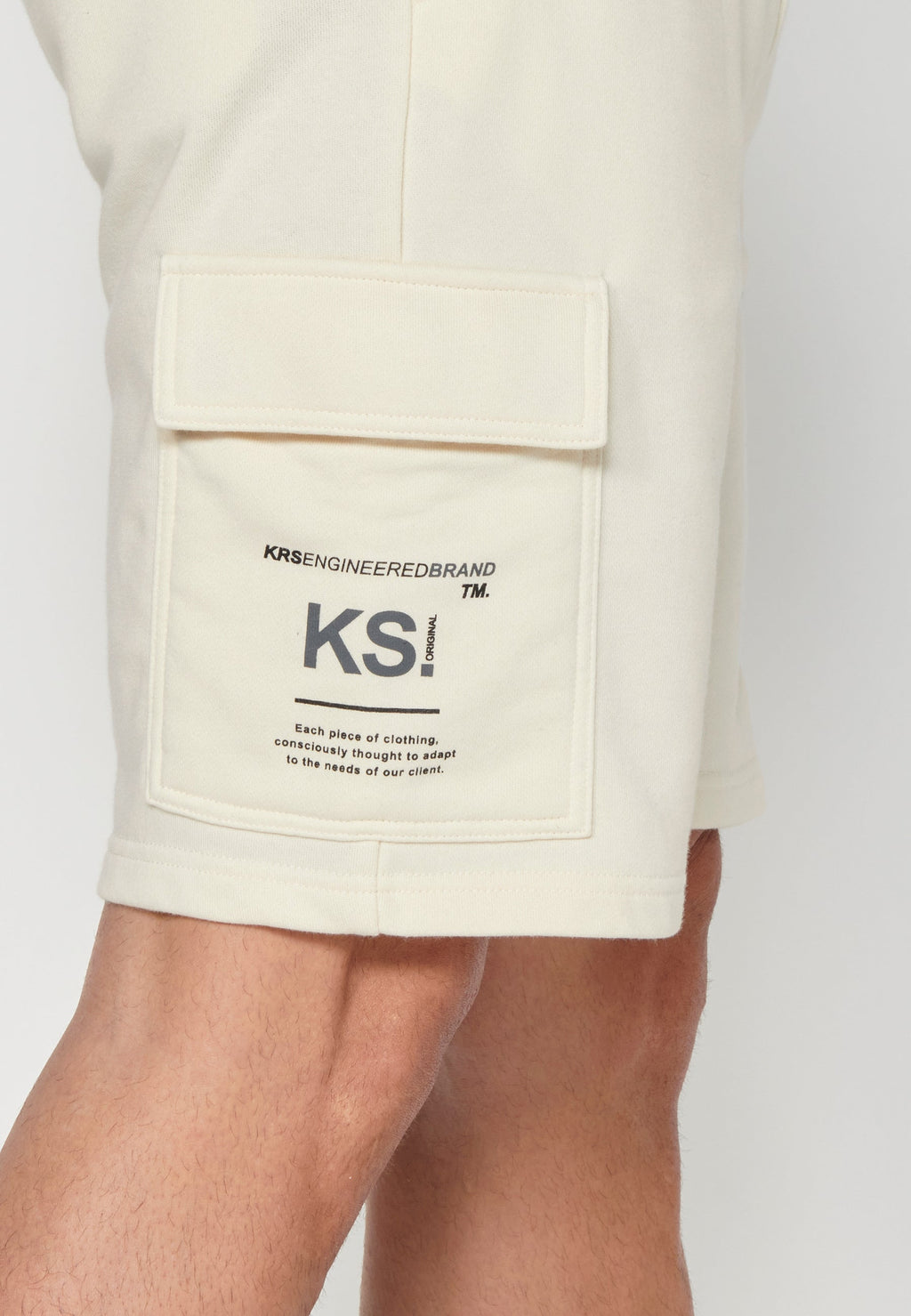 Short Hombre Jogger Cordón Algodón – Koroshi Crudo