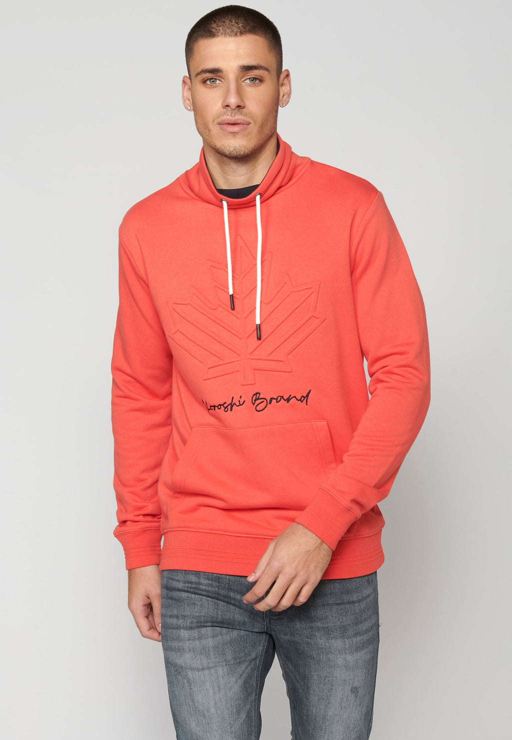Sudadera Hombre Cuello Alto con Bolsillo – Koroshi 2311SU16