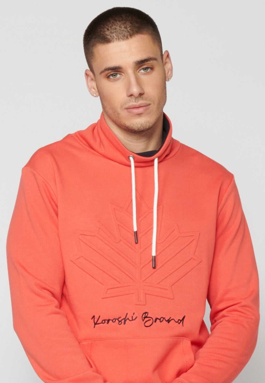 Sudadera Hombre Cuello Alto con Bolsillo – Koroshi 2311SU16