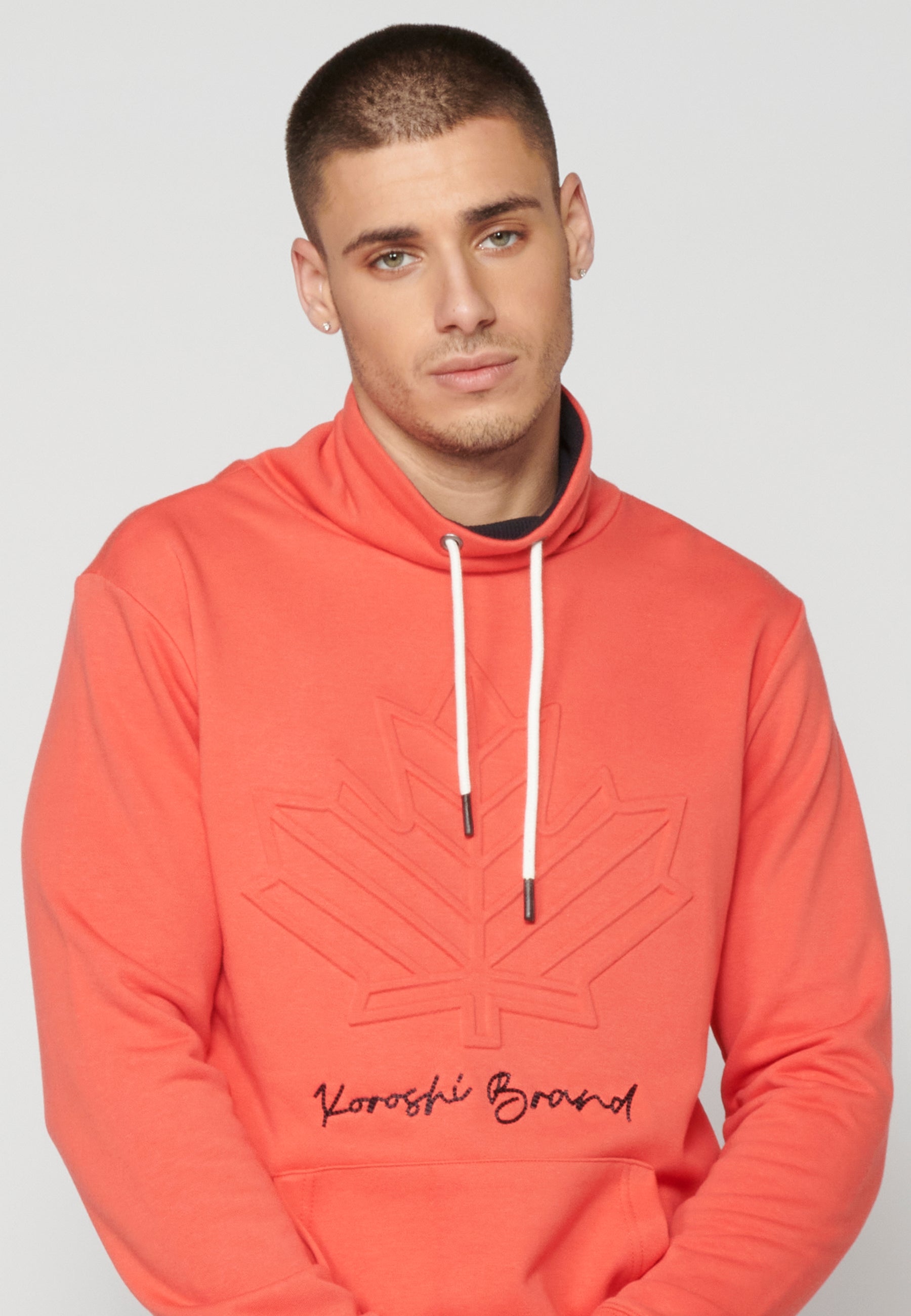Sudadera Hombre Cuello Alto con Bolsillo – Koroshi 2311SU16
