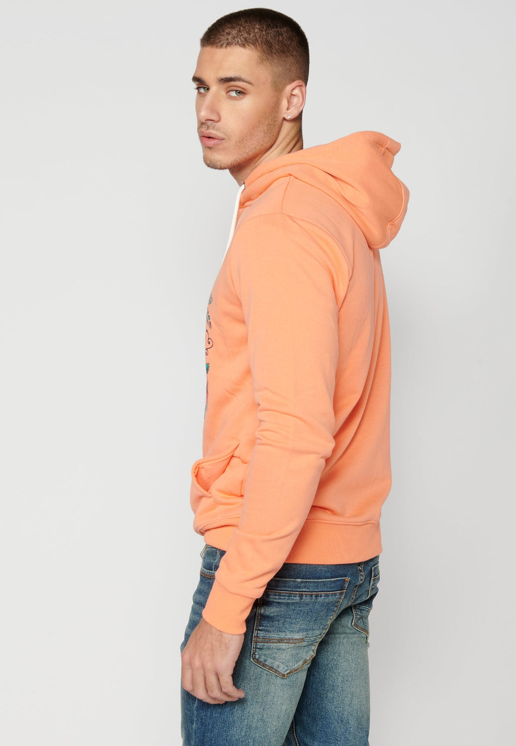 Sudadera Hombre Capucha Estampada – Koroshi 2311SU17
