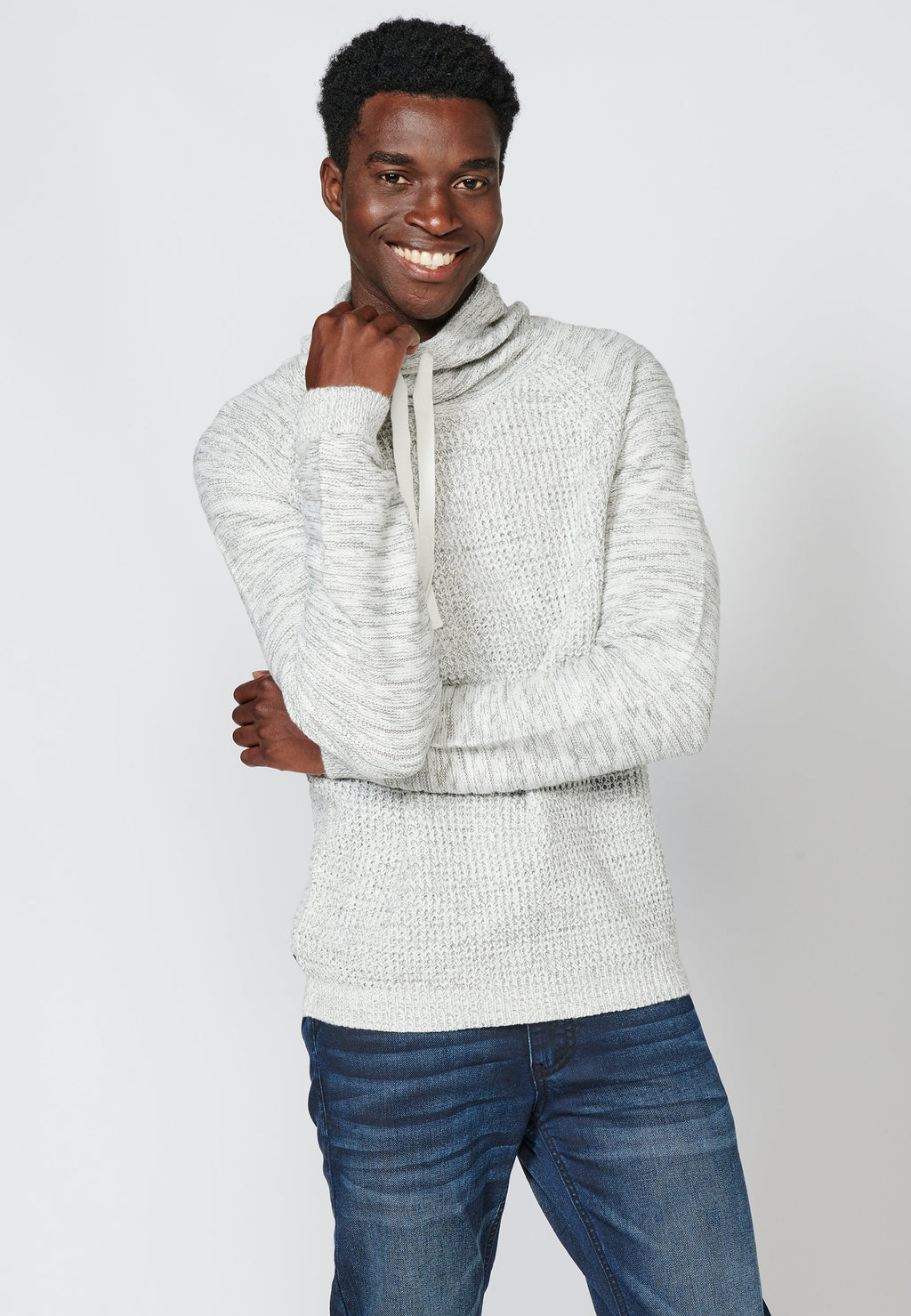 Jersey Punto Hombre Cuello Alto Vuelto – Koroshi Crudo
