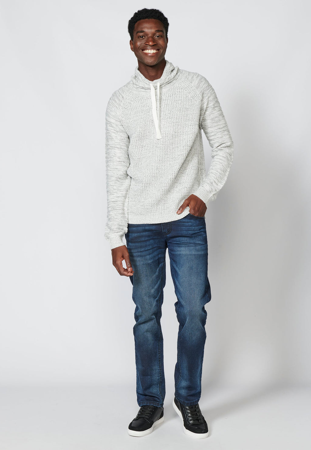 Jersey Punto Hombre Cuello Alto Vuelto – Koroshi Crudo