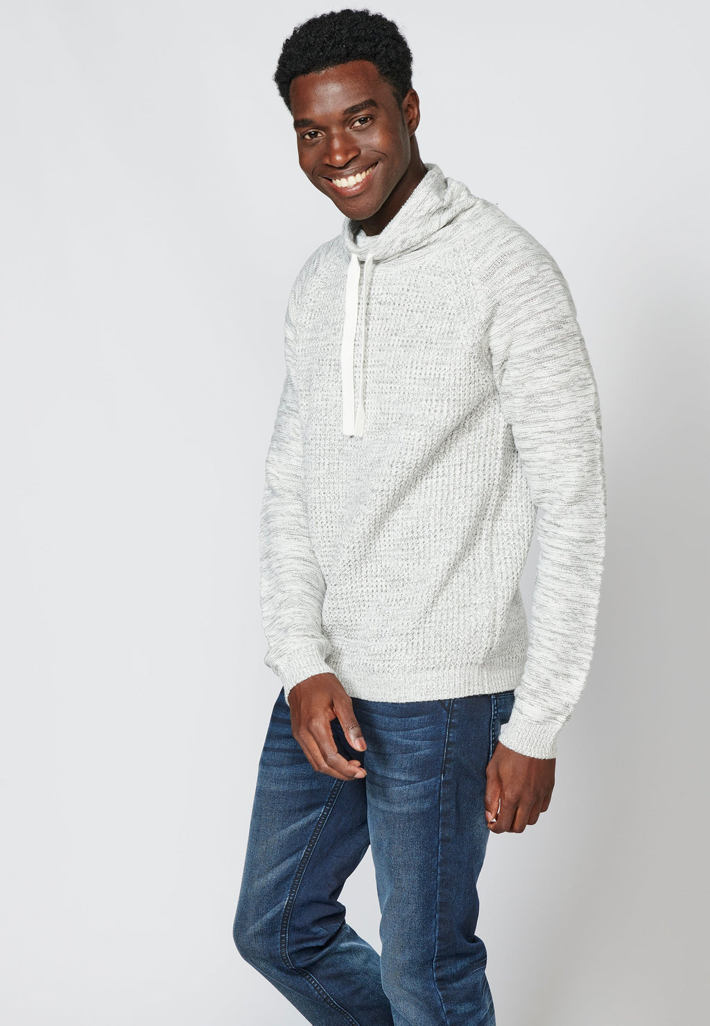 Jersey Punto Hombre Cuello Alto Vuelto – Koroshi Crudo