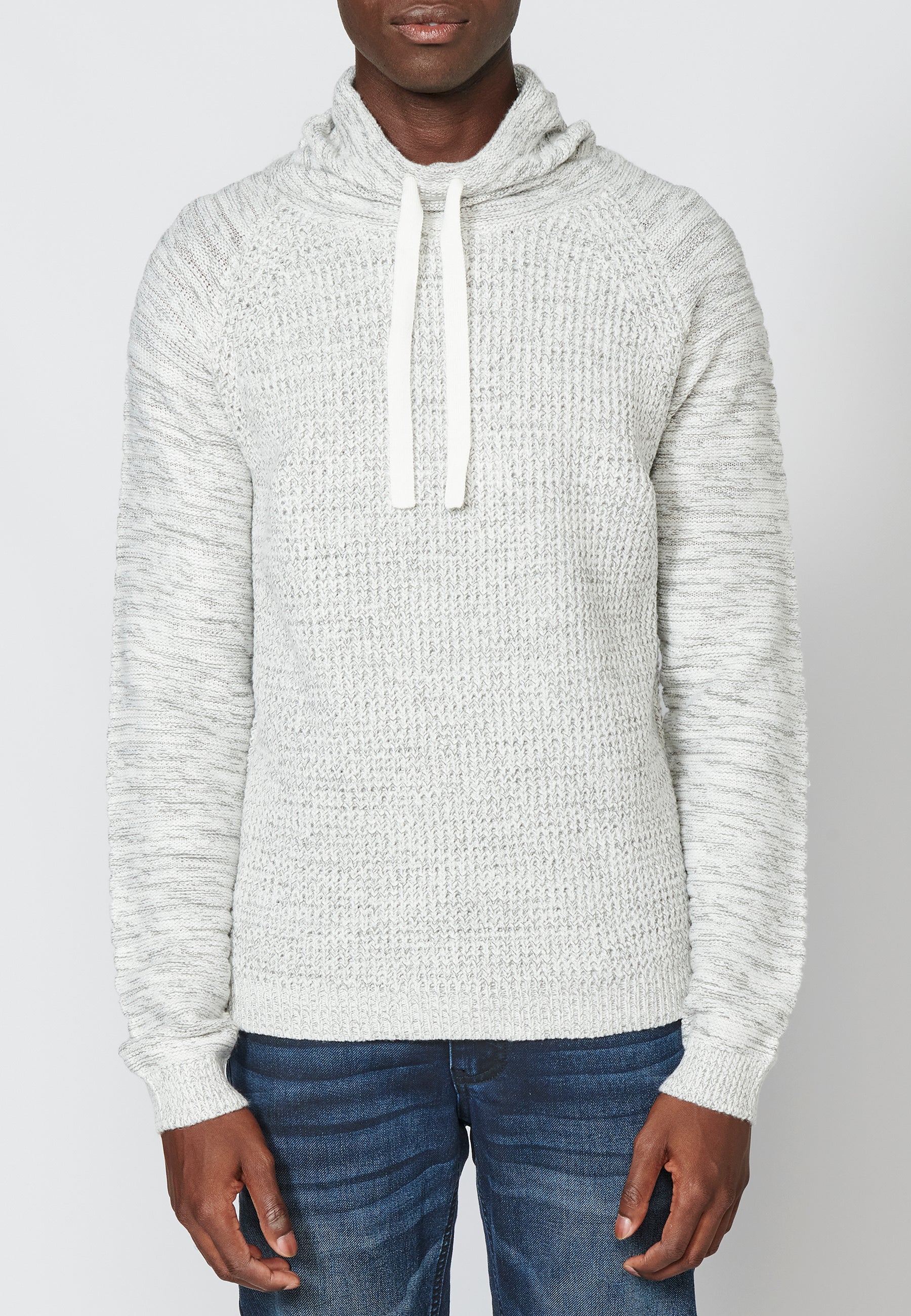 Jersey Punto Hombre Cuello Alto Vuelto – Koroshi Crudo