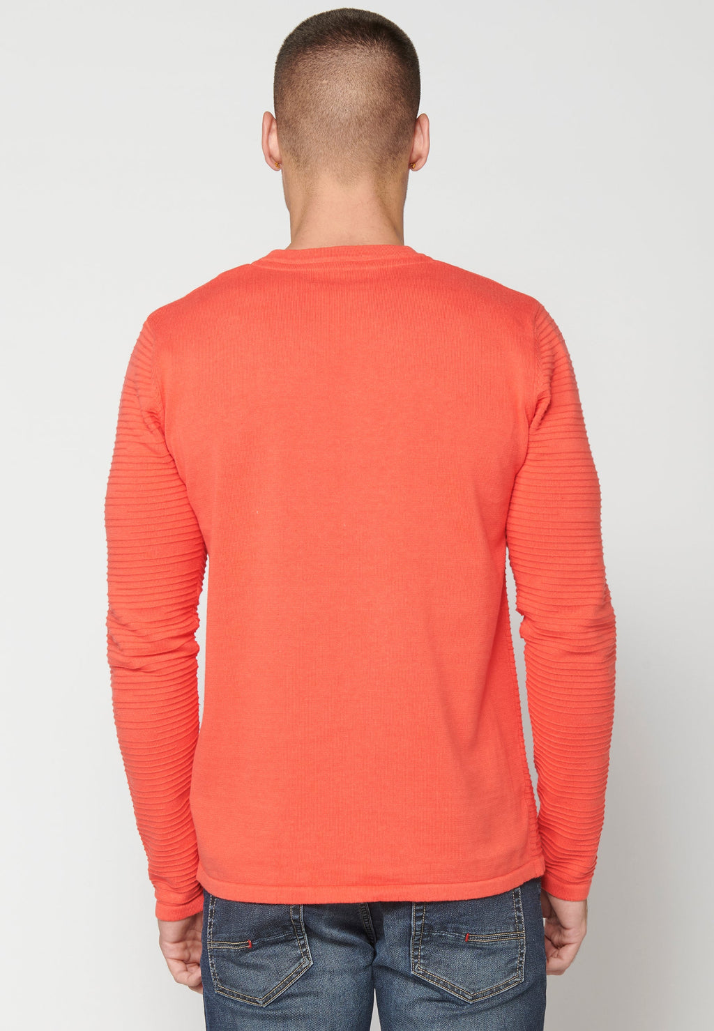 Jersey Punto Texturizado Hombre Cuello Redondo – Koroshi 2311TR33