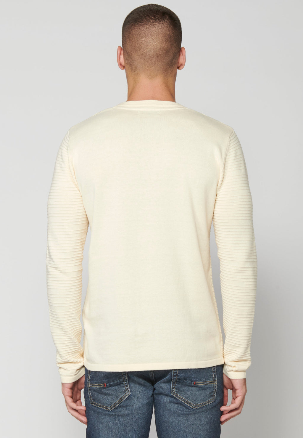Jersey Punto Texturizado Hombre Cuello Redondo – Koroshi 2311TR33