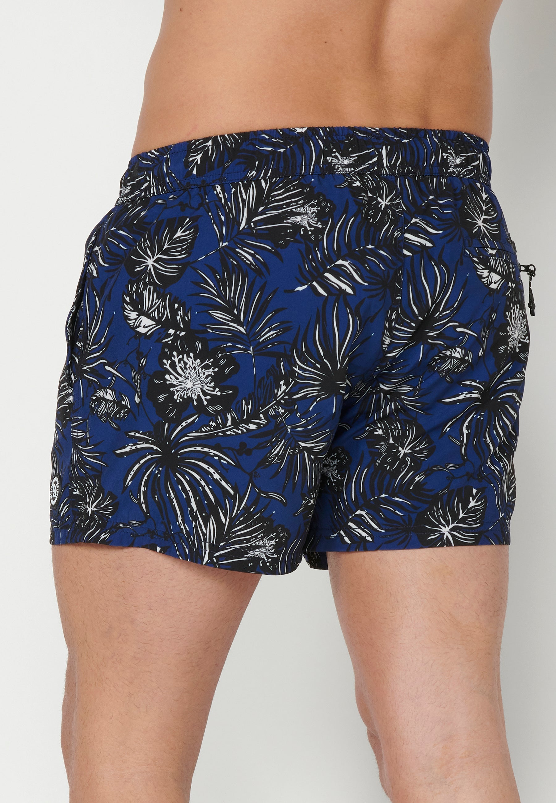 Bañador Corto Hombre Estampado con Bolsillos – Koroshi 2311WA01