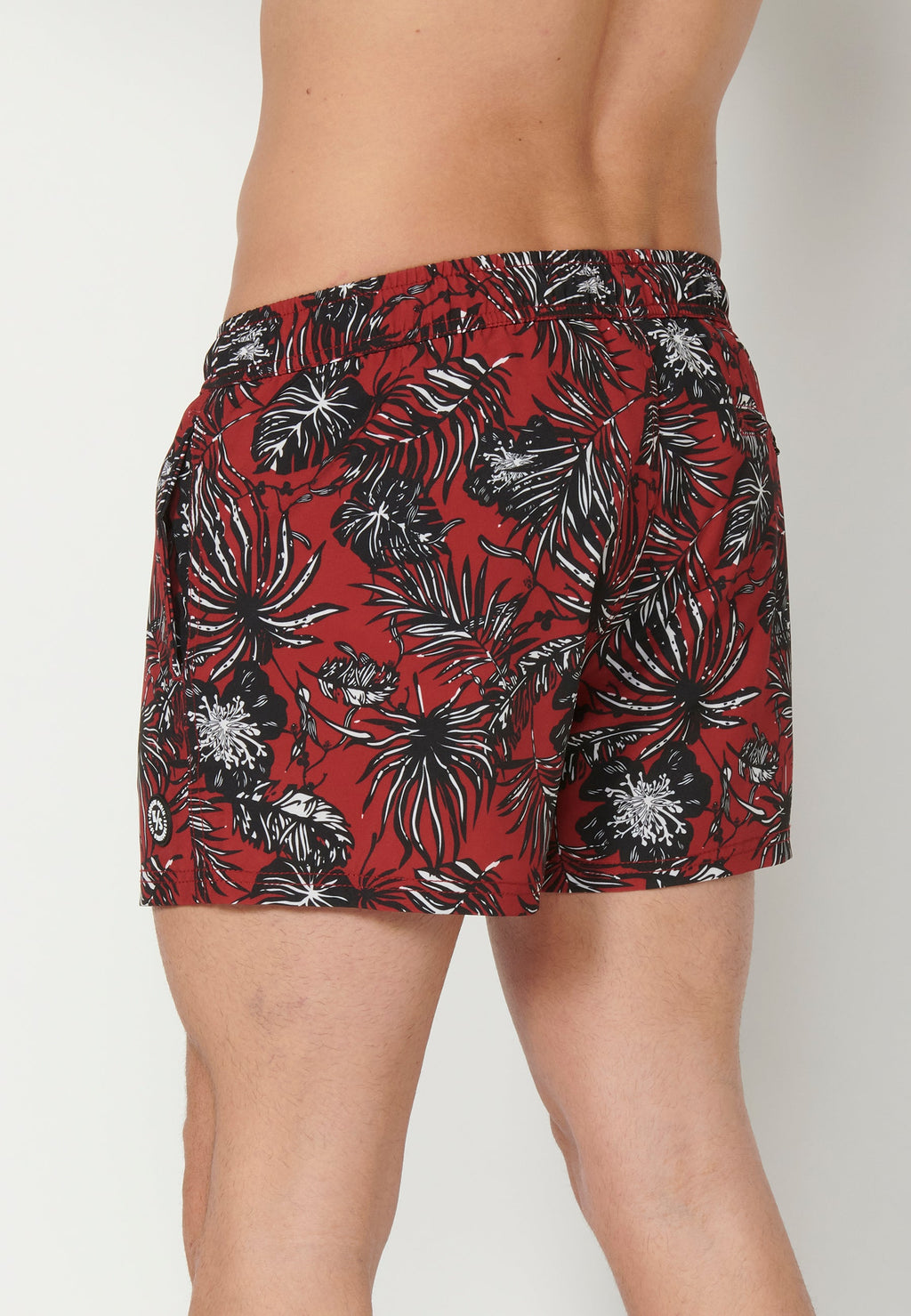 Bañador Corto Hombre Estampado con Bolsillos – Koroshi 2311WA01