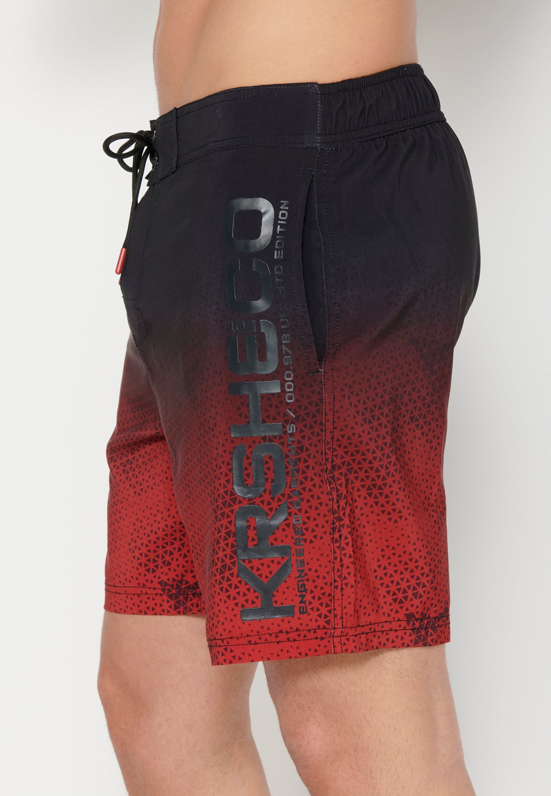Bañador Corto Surfero Hombre Degradado – Koroshi 2311WA09