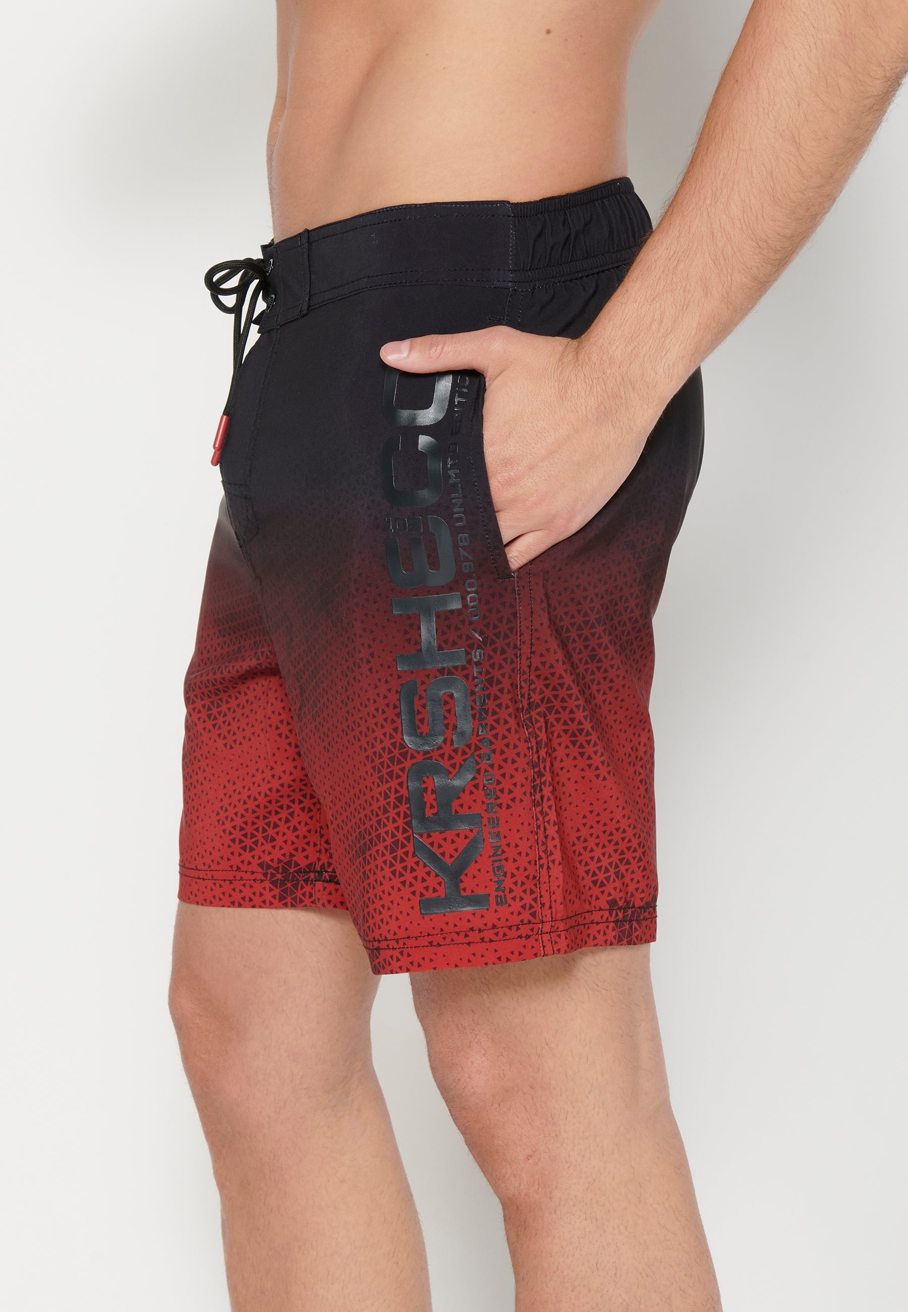 Bañador Corto Surfero Hombre Degradado – Koroshi 2311WA09