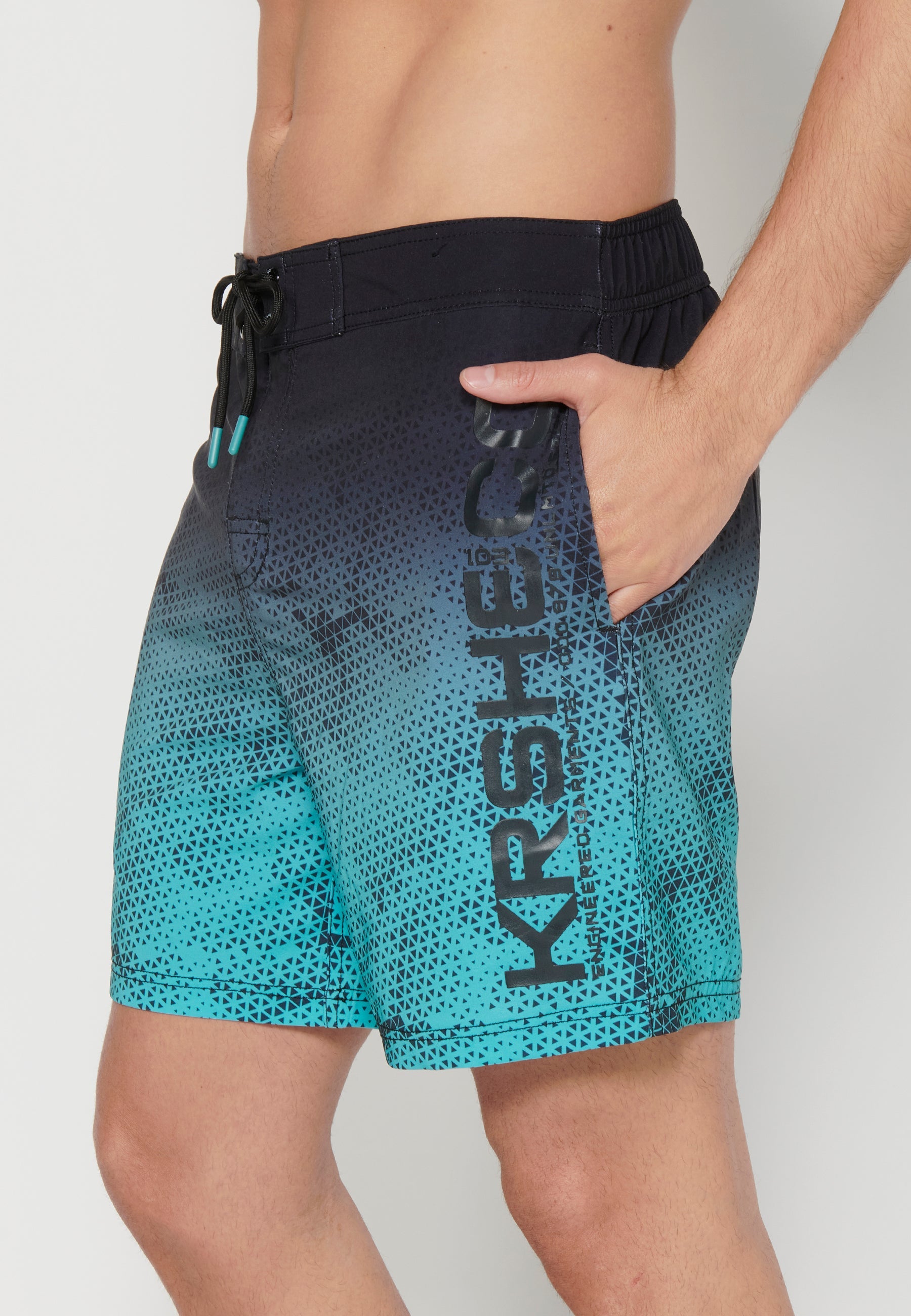 Bañador Corto Surfero Hombre Degradado – Koroshi 2311WA09