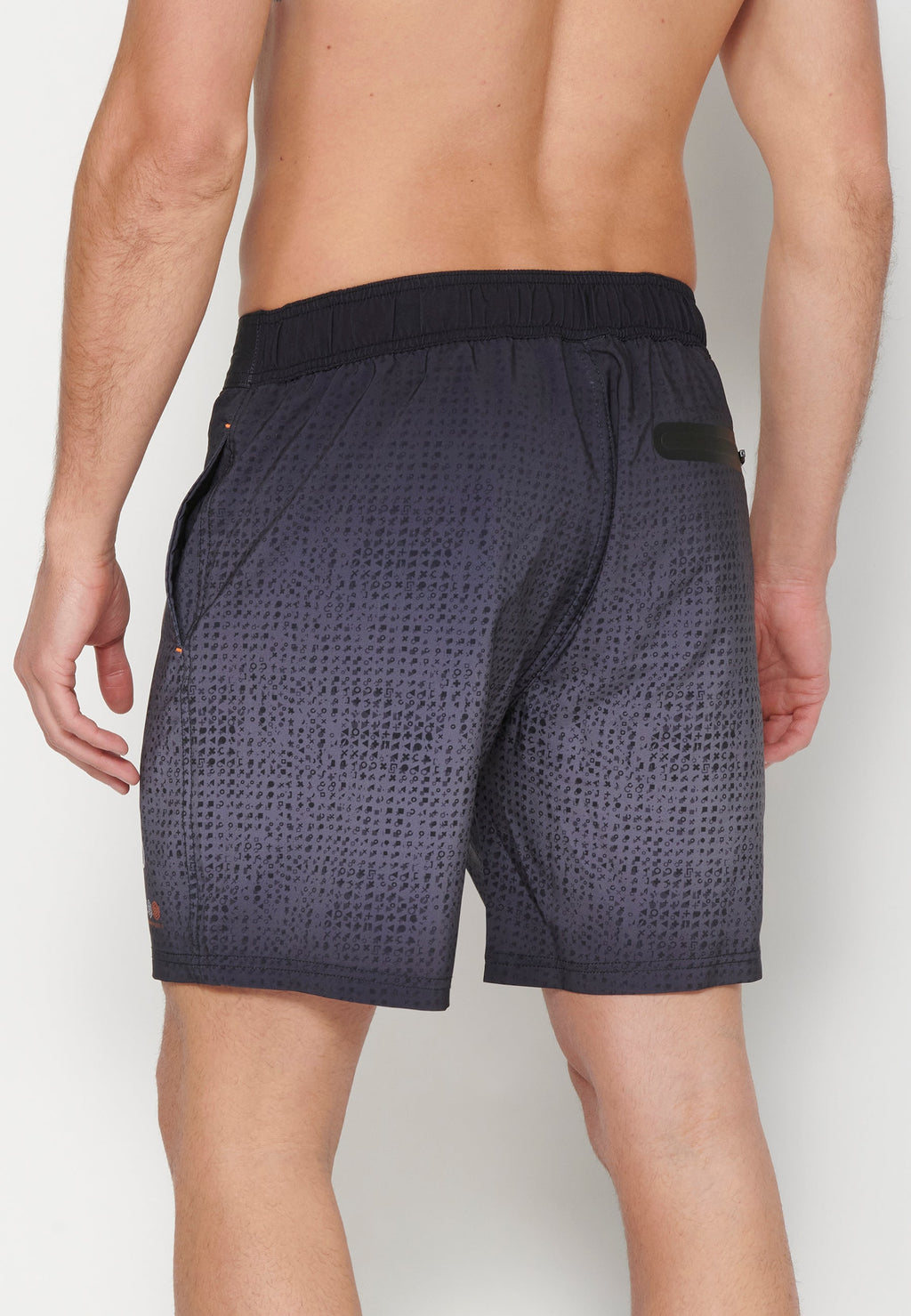 Bañador Corto Surfero Hombre con Tres Bolsillos – Koroshi Gris