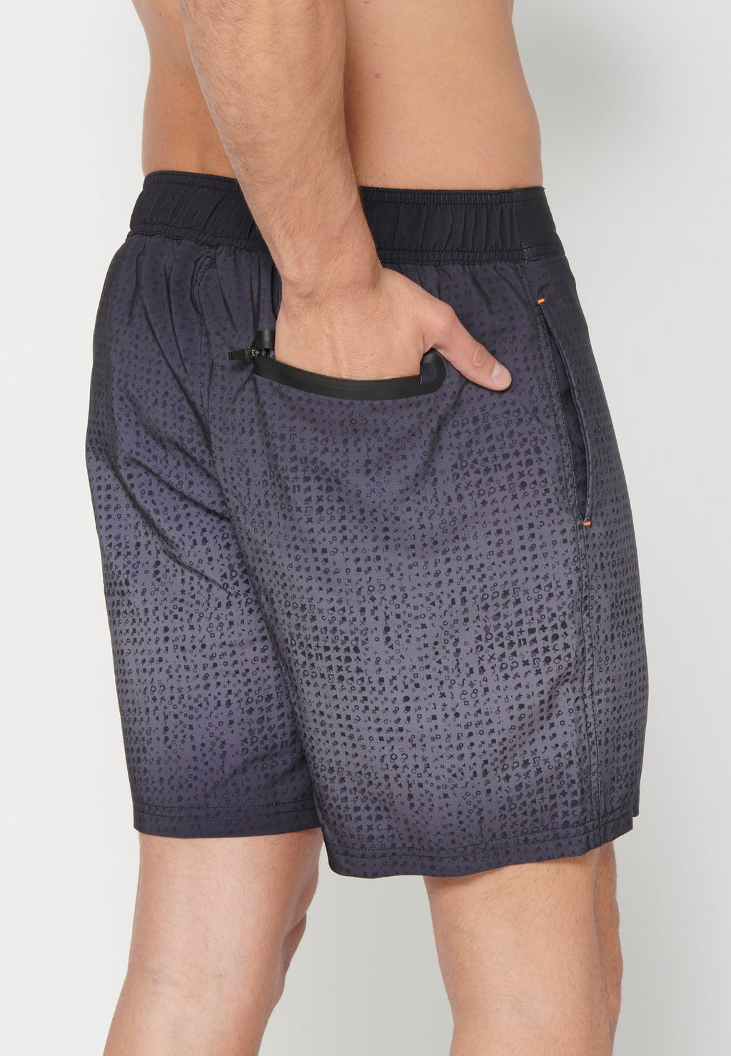 Bañador Corto Surfero Hombre con Tres Bolsillos – Koroshi Gris