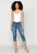 Pantalón pirata slim push up para mujer | moda actual