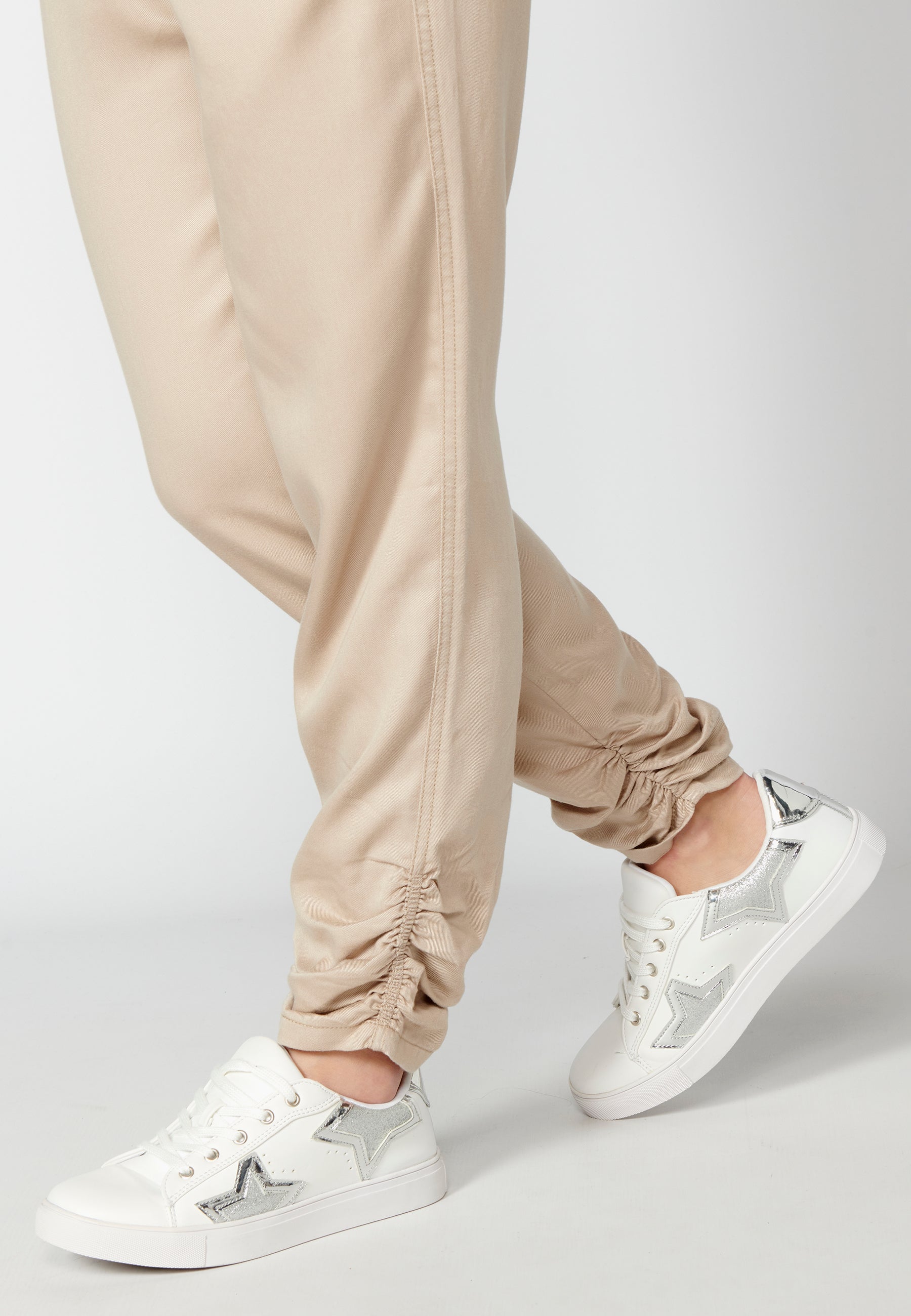 Pantalón largo straigth con cintura ajustable para mujer | moda actual