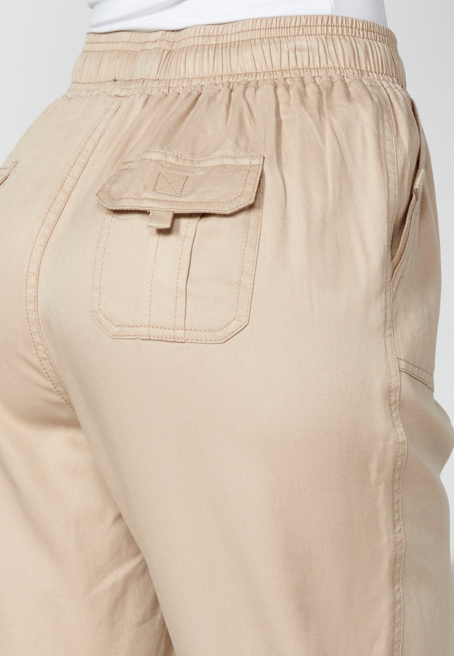 Pantalón largo straigth con cintura ajustable para mujer | moda actual