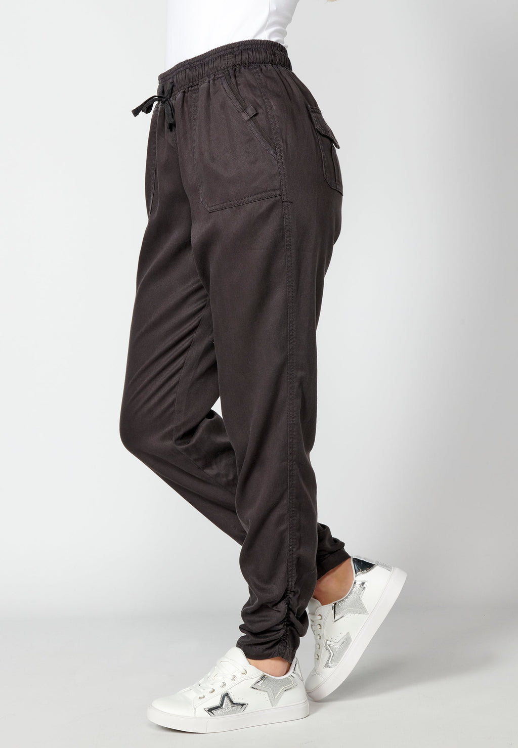 Pantalón largo straigth con cintura ajustable para mujer | moda actual