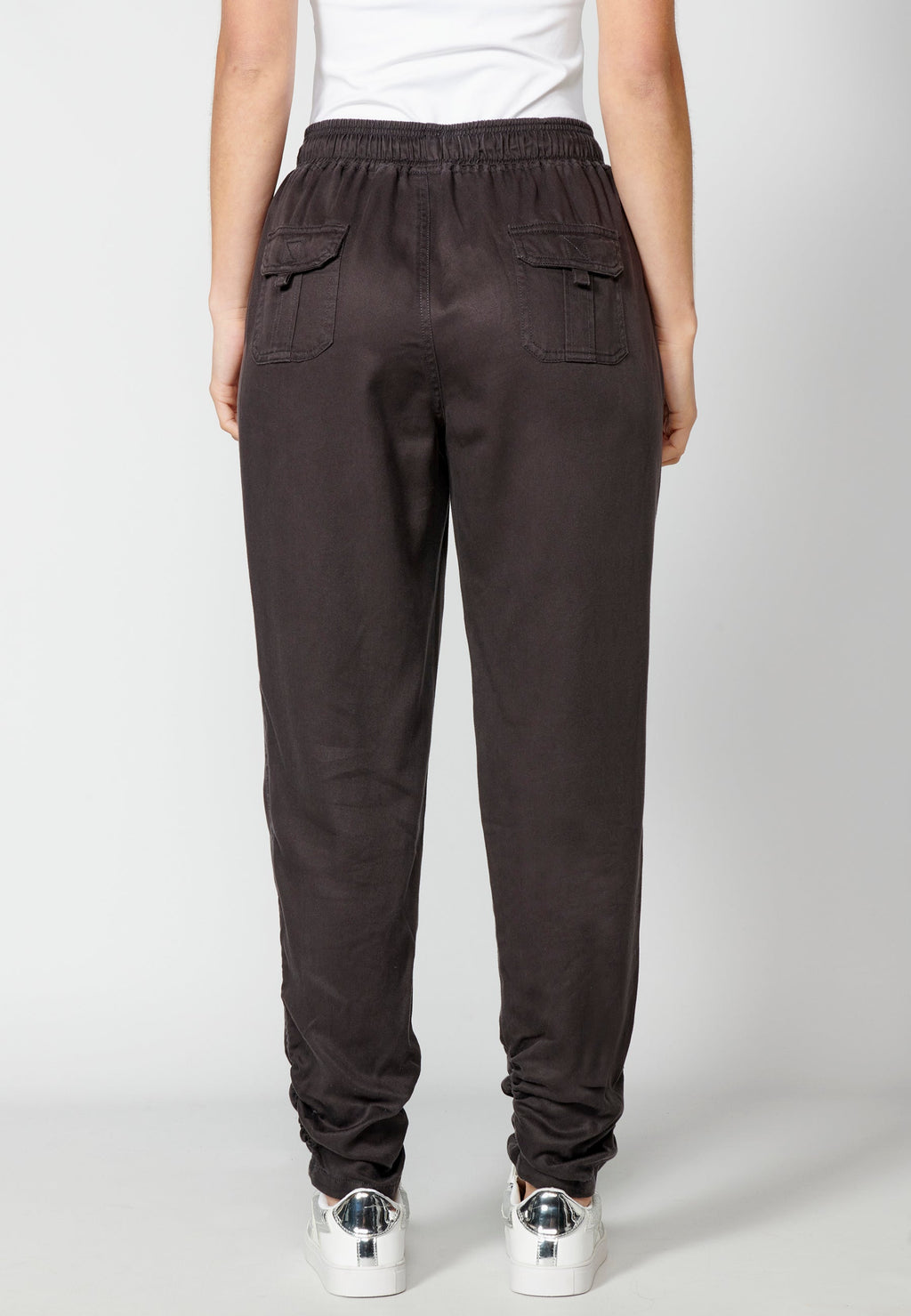 Pantalón largo straigth con cintura ajustable para mujer | moda actual