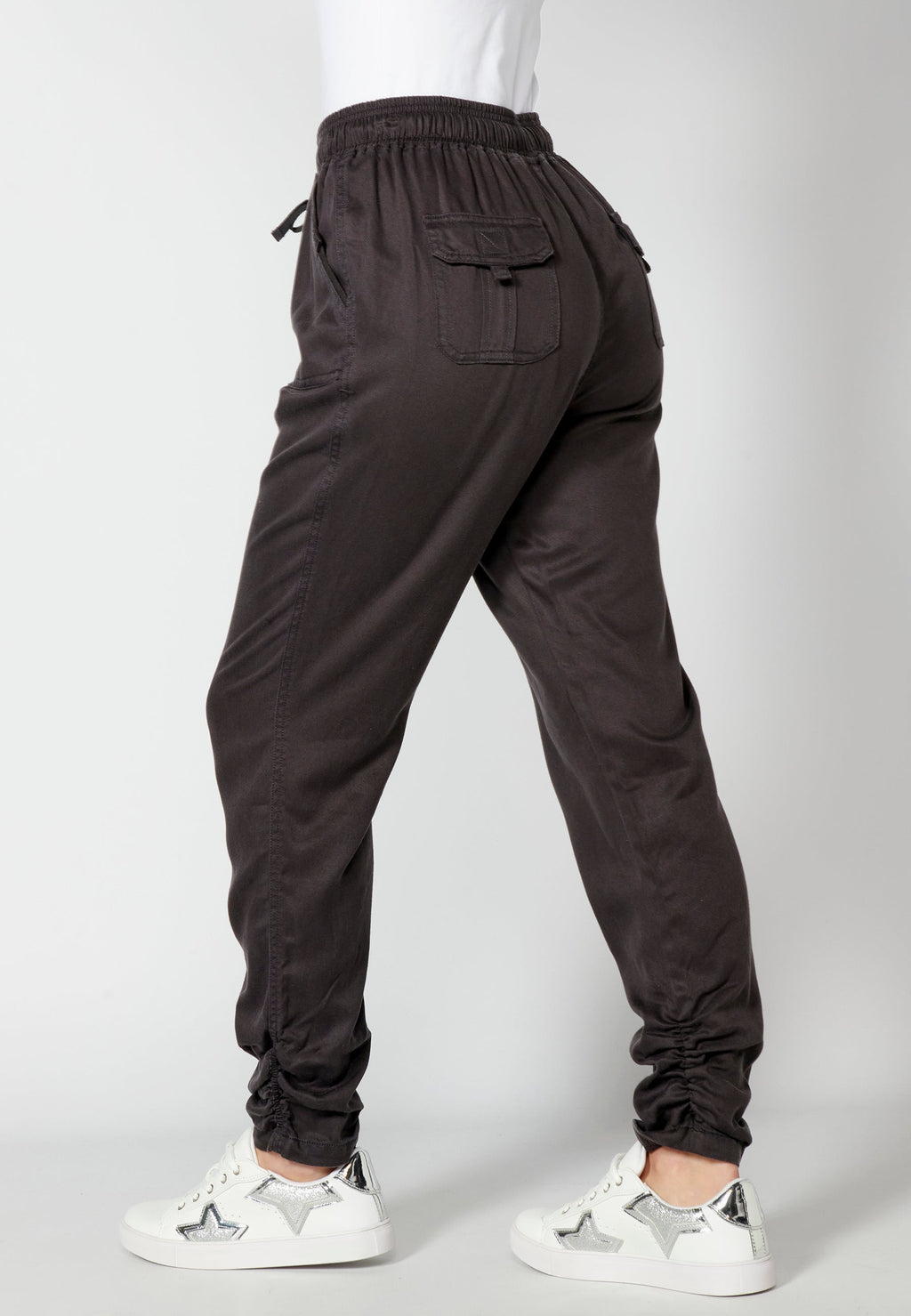 Pantalón largo straigth con cintura ajustable para mujer | moda actual