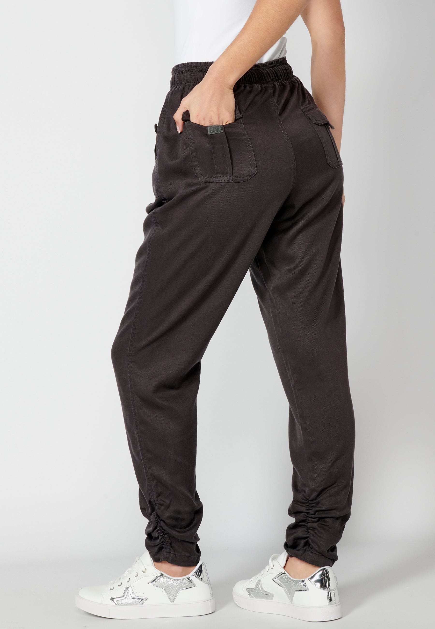 Pantalón largo straigth con cintura ajustable para mujer | moda actual