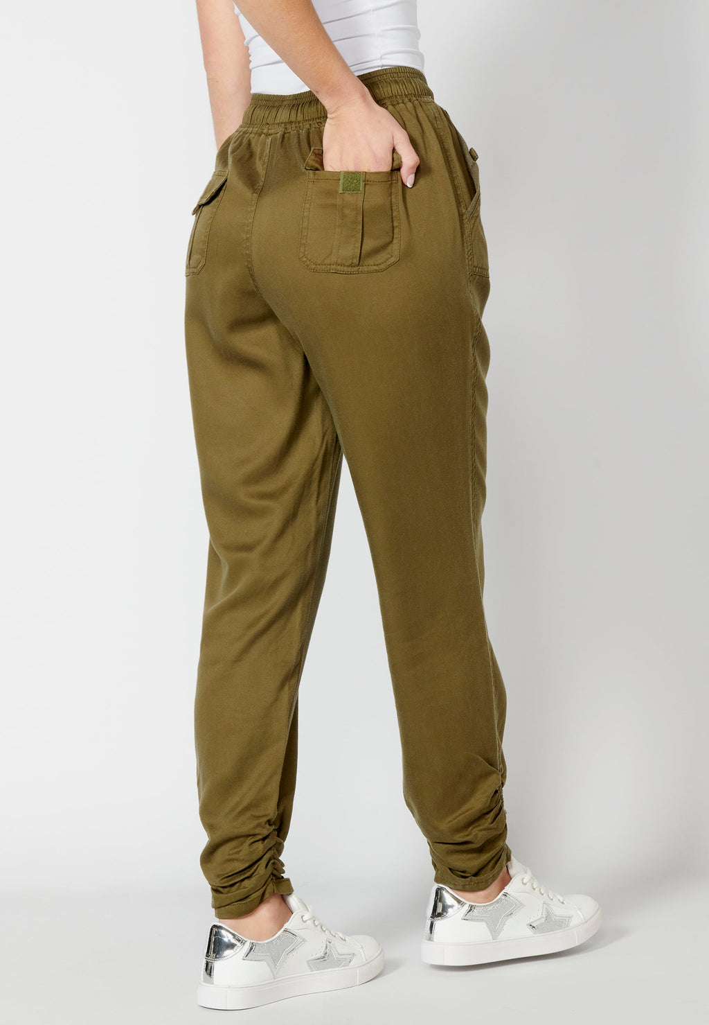 Pantalón largo straigth con cintura ajustable para mujer | moda actual