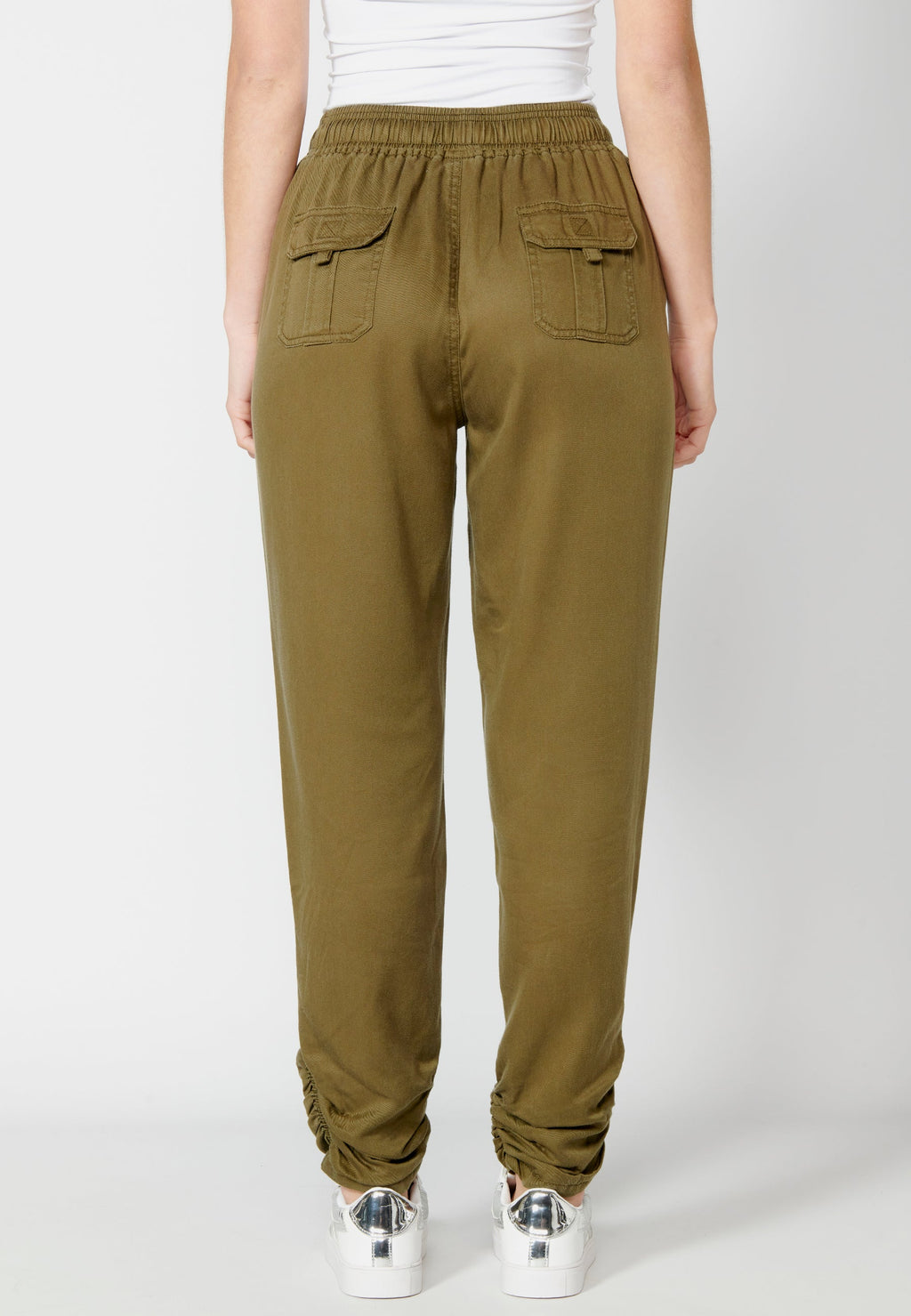 Pantalón largo straigth con cintura ajustable para mujer | moda actual