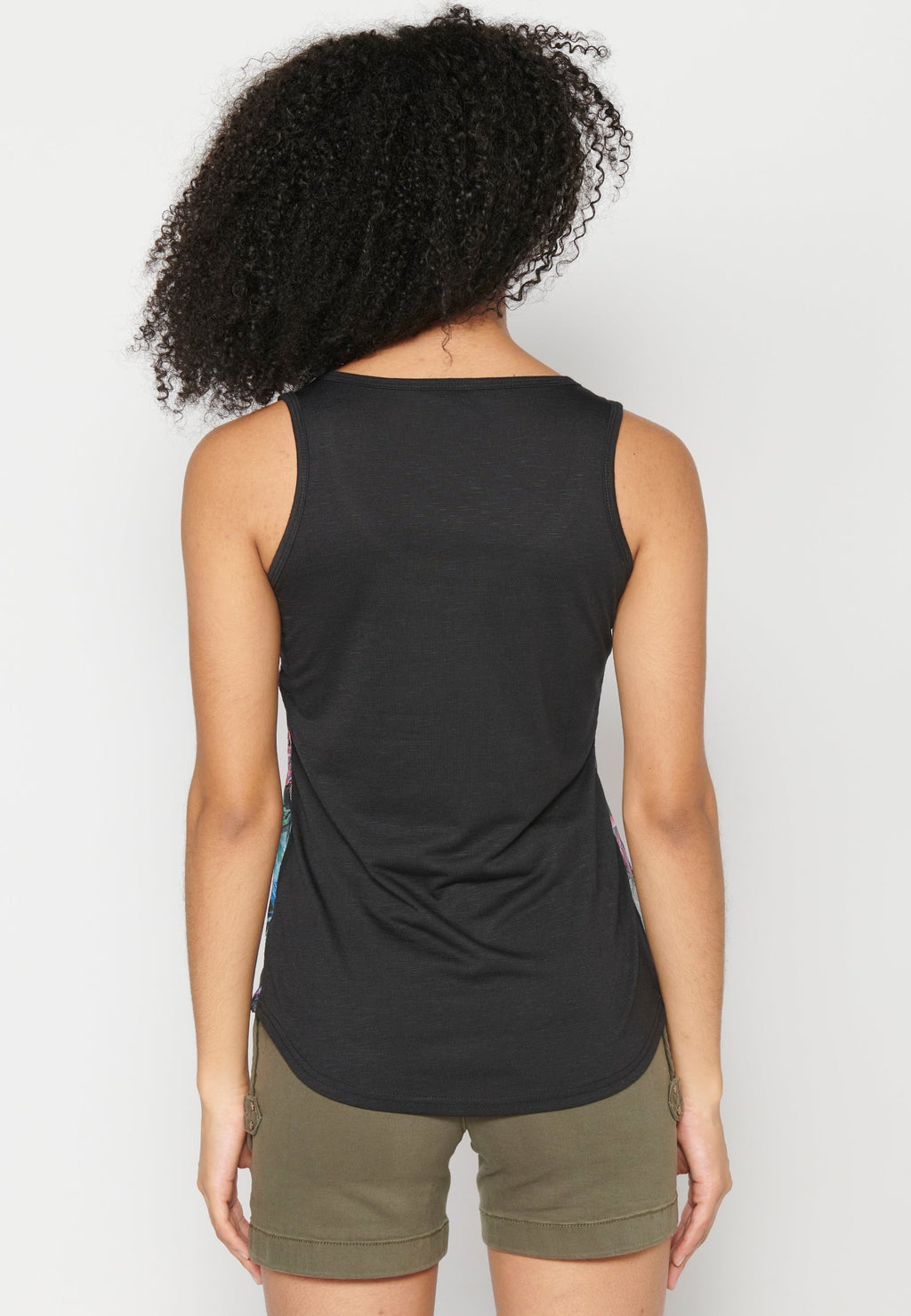 Camiseta top tirantes estampado floral para mujer | moda actual