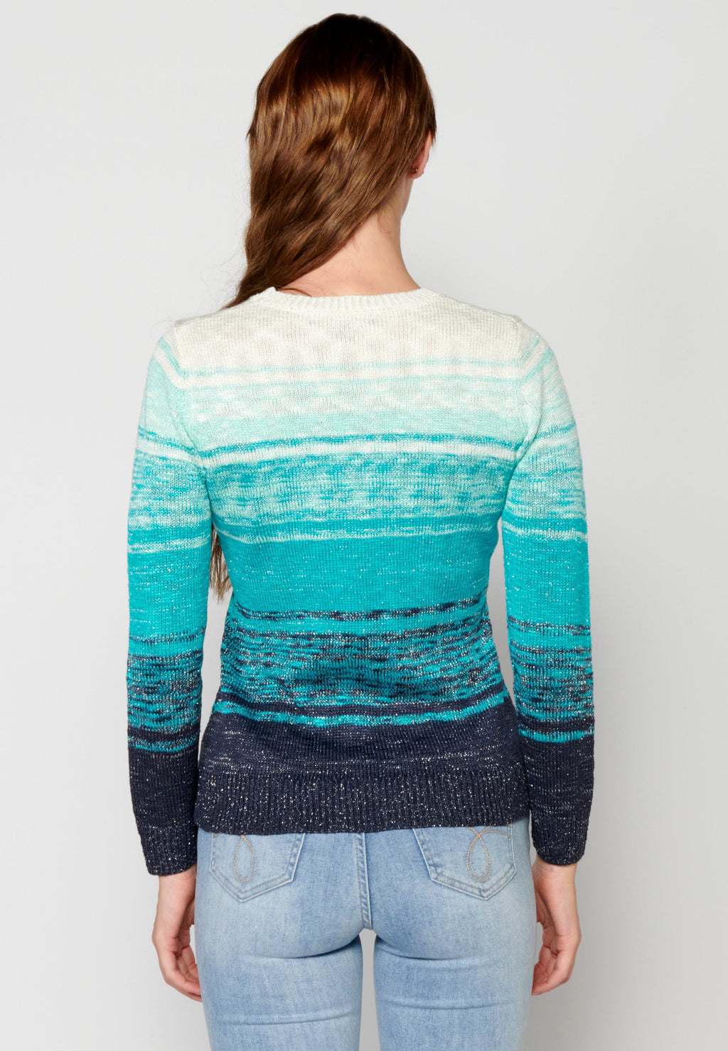Jersey de punto con efecto degradado para mujer | moda actual