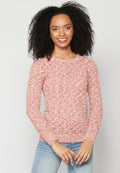 Jersey de punto acrílico coral | ropa casual