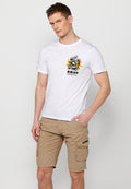 Camiseta Hombre Manga Corta Estampado Espalda – Koroshi 2411MC51
