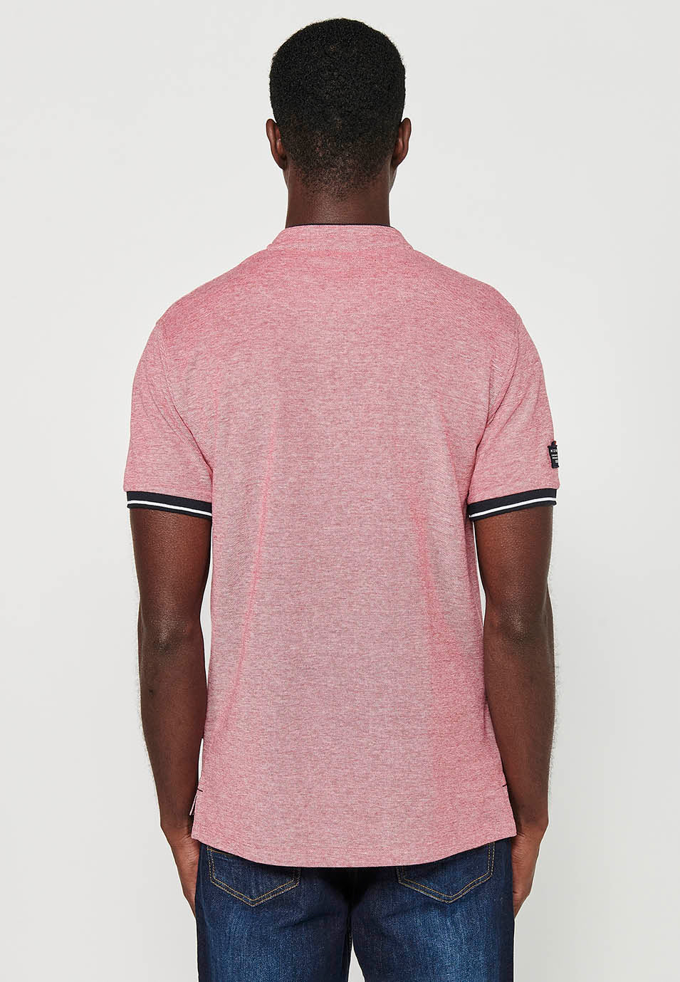 Polo Hombre Manga Corta Cuello Mao Pique – Koroshi 2411PC23