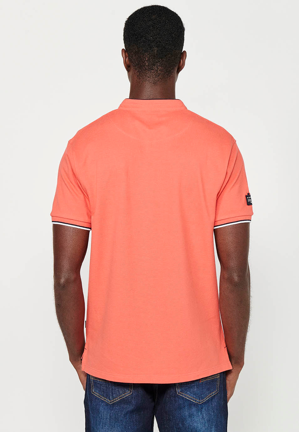 Polo Hombre Manga Corta Cuello Mao Pique – Koroshi 2411PC23