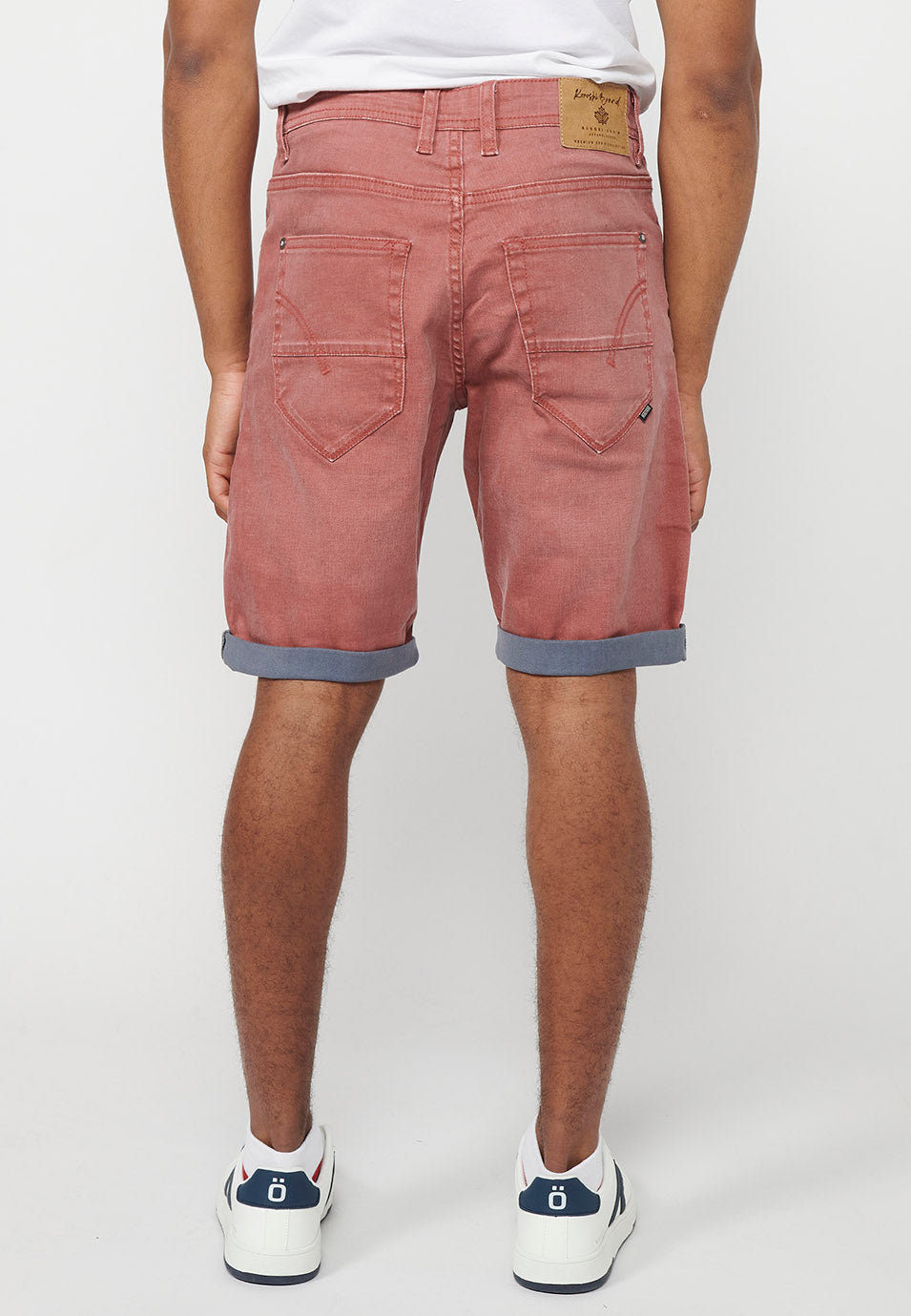 Bermuda Hombre Vaquera 5 Bolsillos Acabado Vuelta – Koroshi 2411PS02