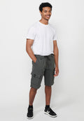 Bermuda Hombre Cargo Algodón Cintura Elástica – Koroshi 2411PS06