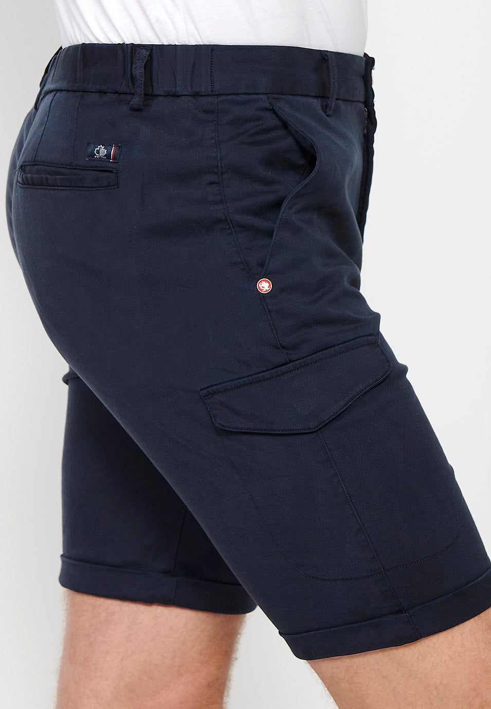Bermuda Hombre Algodón Lyocell Bolsillo Cargo – Koroshi 2411PS13