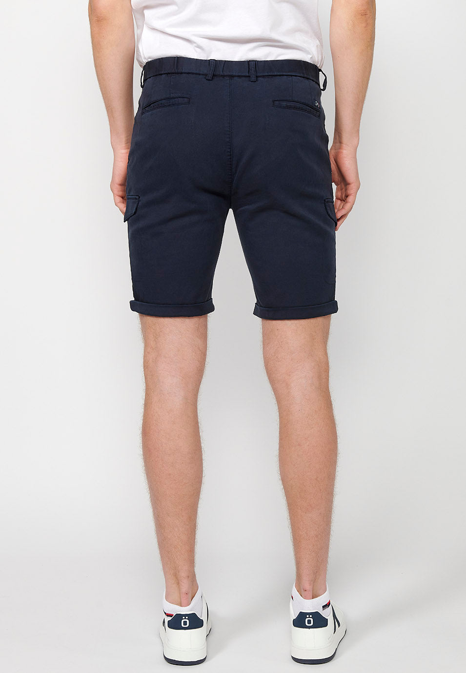 Bermuda Hombre Algodón Lyocell Bolsillo Cargo – Koroshi 2411PS13