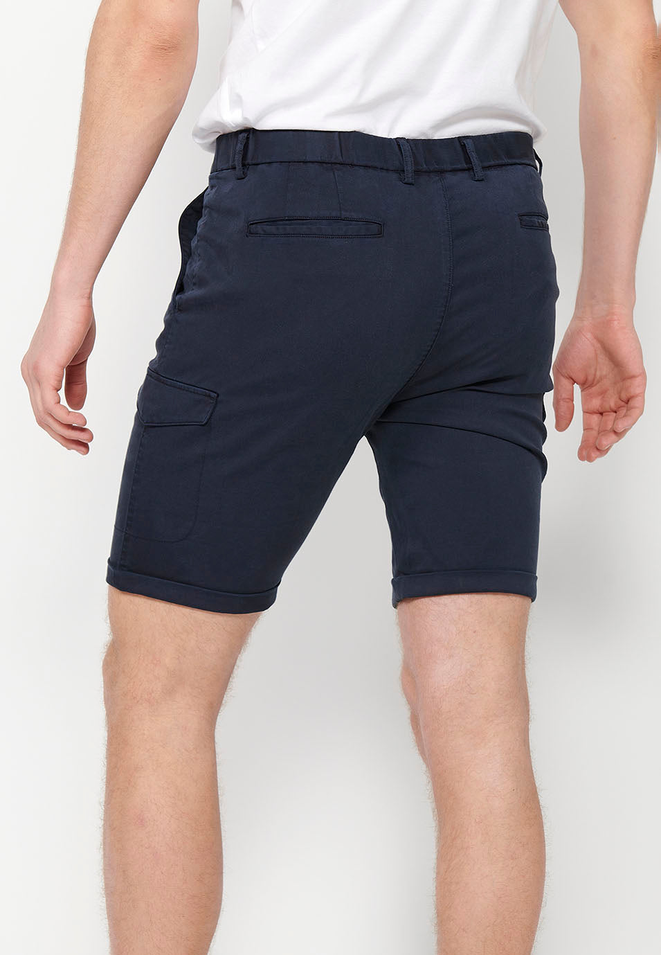 Bermuda Hombre Algodón Lyocell Bolsillo Cargo – Koroshi 2411PS13